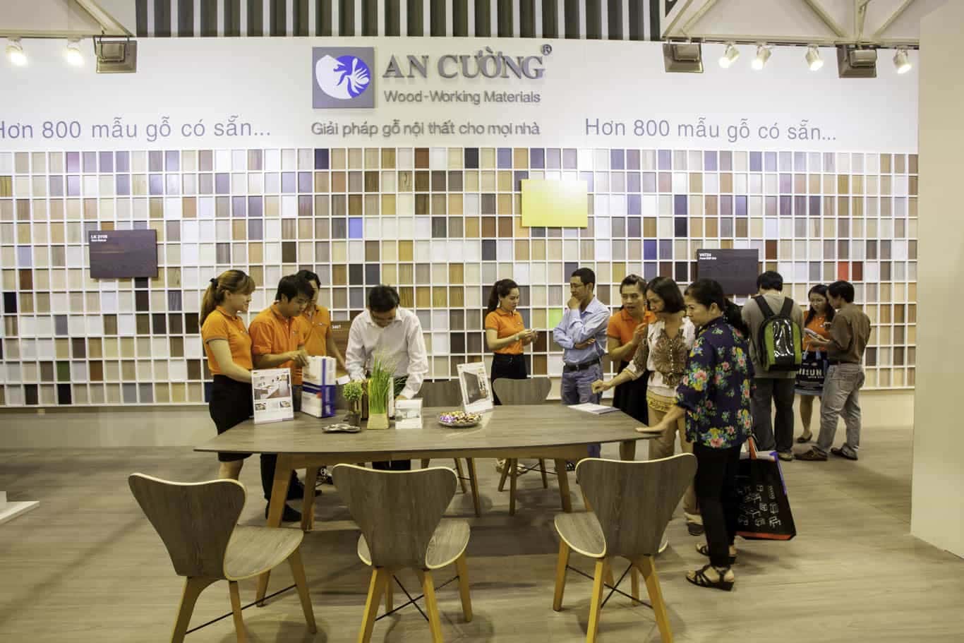 AN CƯỜNG - KHÔNG GIAN GỖ NỘI THẤT ẤN TƯỢNG TẠI VIETBUILD HỒ CHÍ MINH 2015