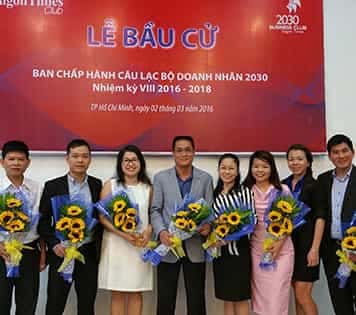 LỄ BẦU CỬ BAN CHẤP HÀNH CLB DOANH NHÂN 2030 NHIỆM KỲ VIII 2016 - 2018