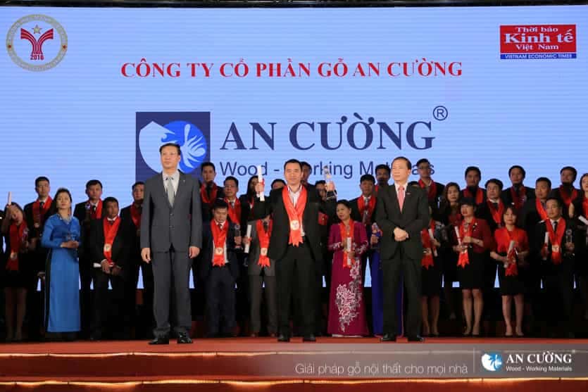 AN CƯỜNG ĐÓN NHẬN GIẢI THƯỞNG THƯƠNG HIỆU MẠNH VIỆT NAM LẦN THỨ 4