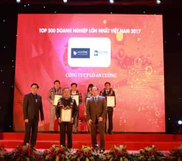 AN CƯỜNG TIẾP TỤC ĐƯỢC VINH DANH TẠI LỄ CÔNG CỐ VNR500 NĂM 2017