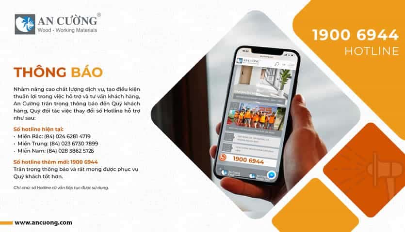 THÔNG BÁO THAY ĐỔI SỐ ĐIỆN THOẠI TỔNG ĐÀI CHĂM SÓC KHÁCH HÀNG