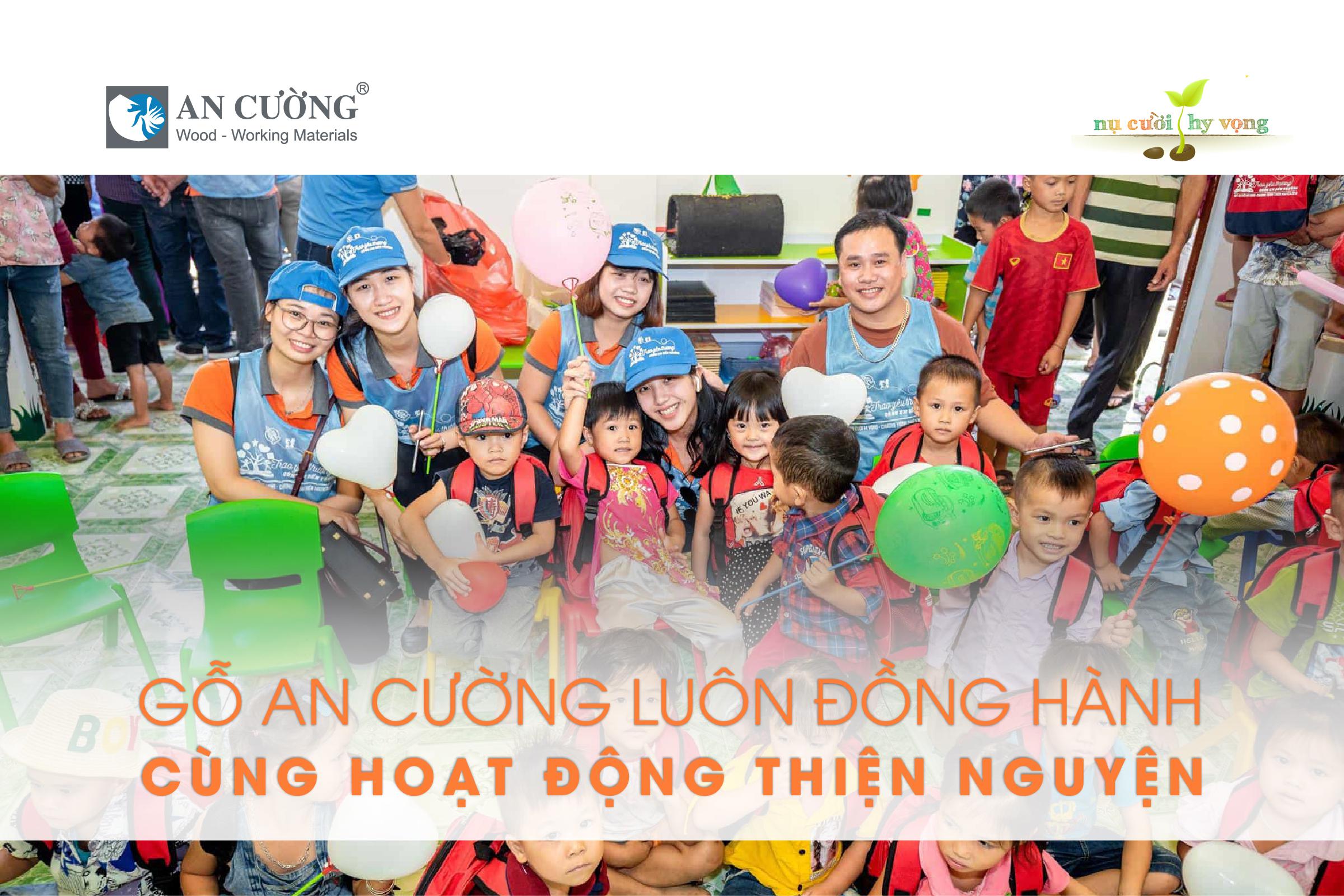 GỖ AN CƯỜNG LUÔN ĐỒNG HÀNH CÙNG HOẠT ĐỘNG THIỆN NGUYỆN