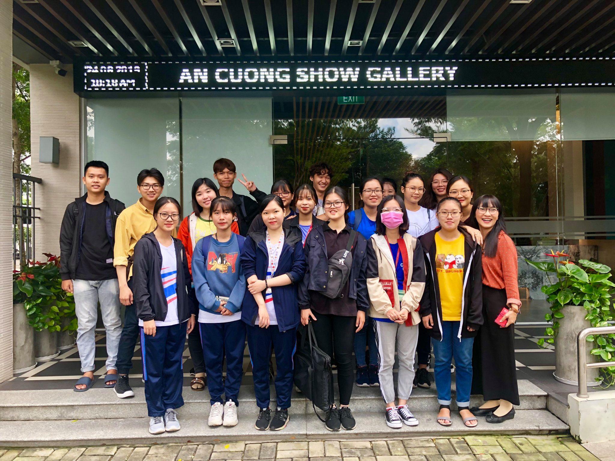 SINH VIÊN NGÀNH NỘI THẤT - ĐẠI HỌC TÔN ĐỨC THẮNG THAM QUAN AN CƯỜNG