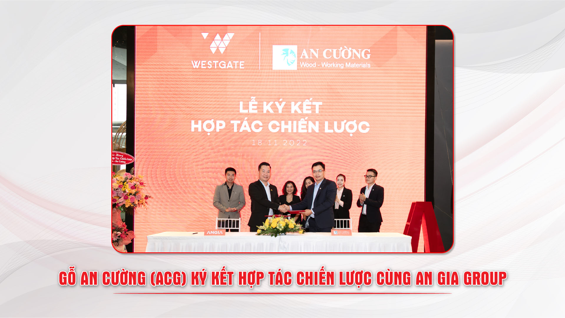 AN CUONG FORMS A STRATEGIC COOPERATION WITH AN GIA GROUP