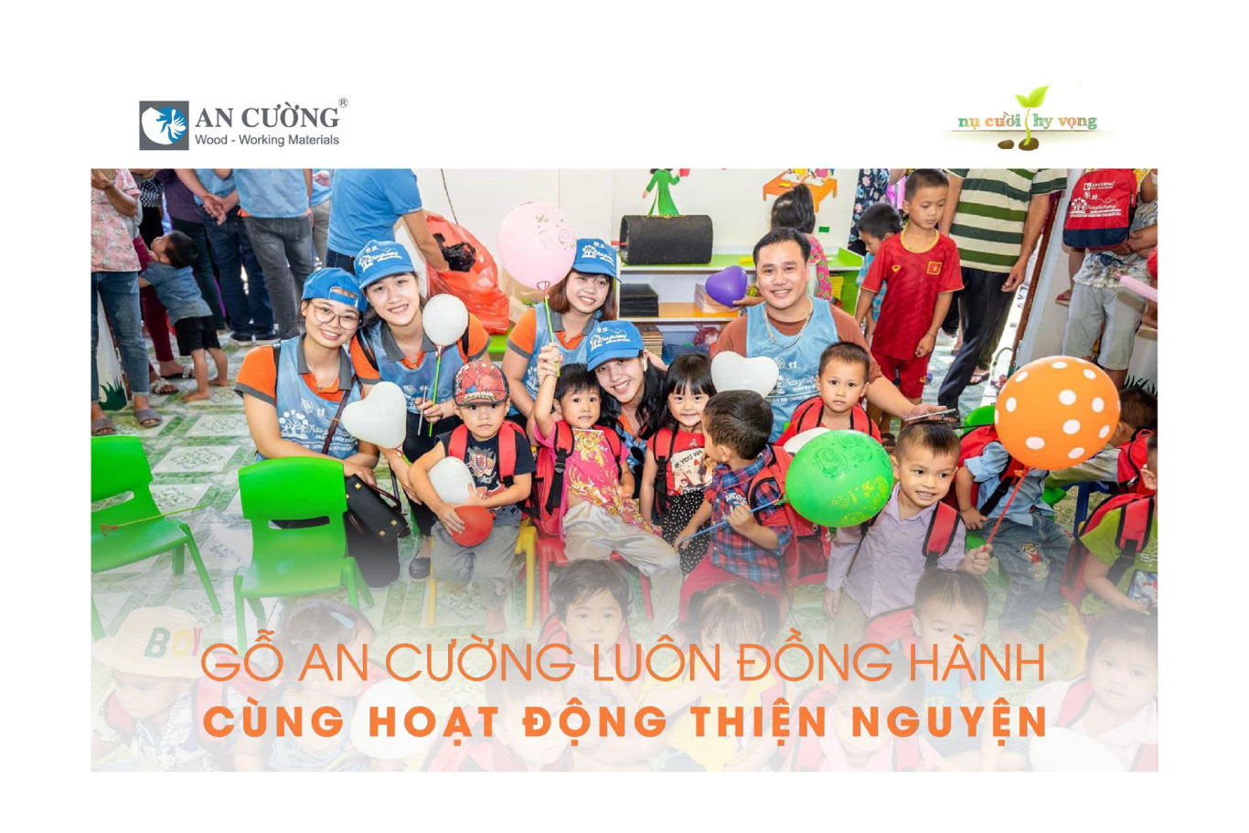 GỖ AN CƯỜNG SONG HÀNH CÙNG CÁC HOẠT ĐỘNG VÌ CỘNG ĐỒNG 