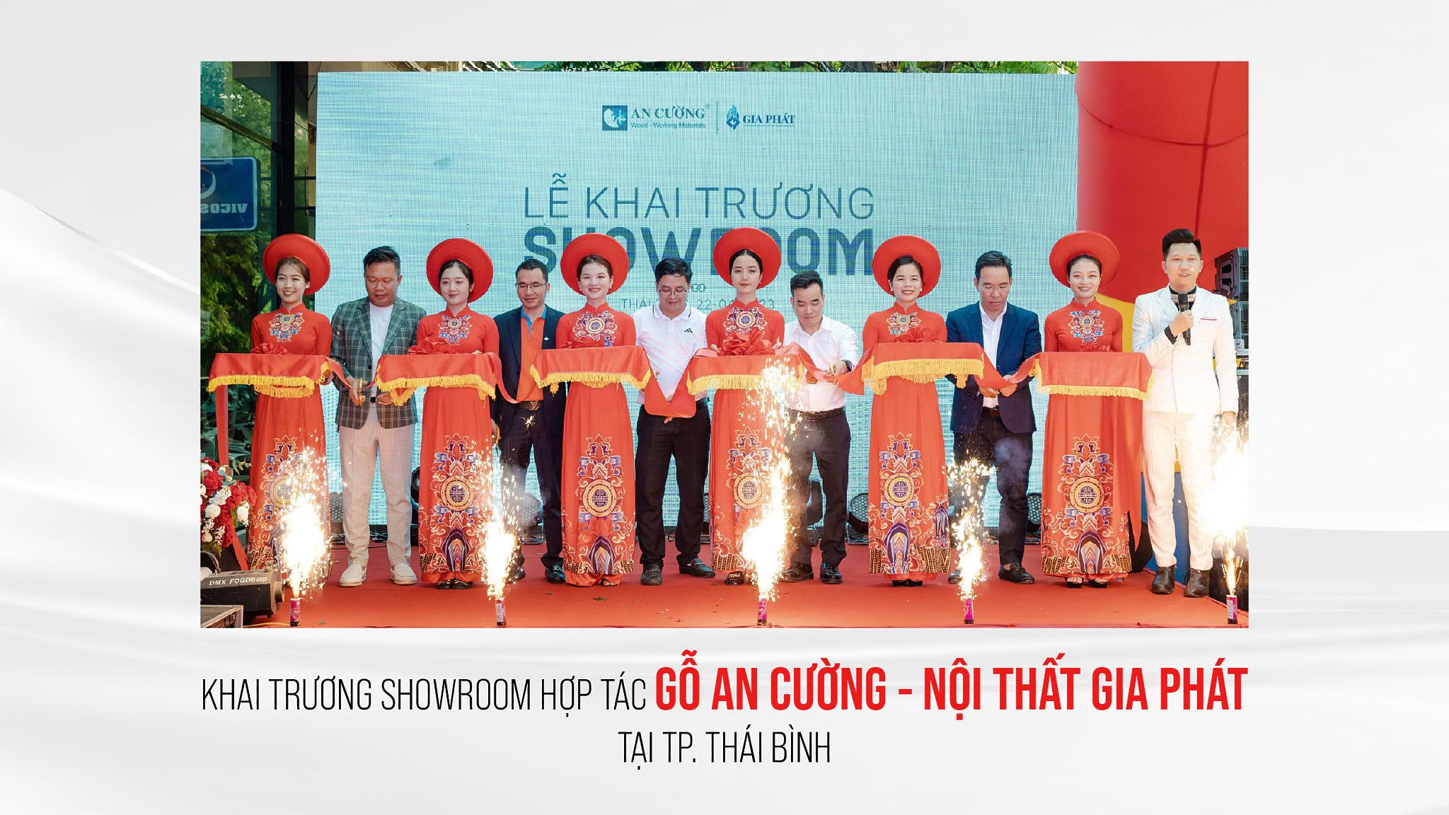 GRAND OPENING OF AN CUONG - GIA PHAT FURNITURE COOPERATION SHOWROOM IN THAI BINH PROVINCE