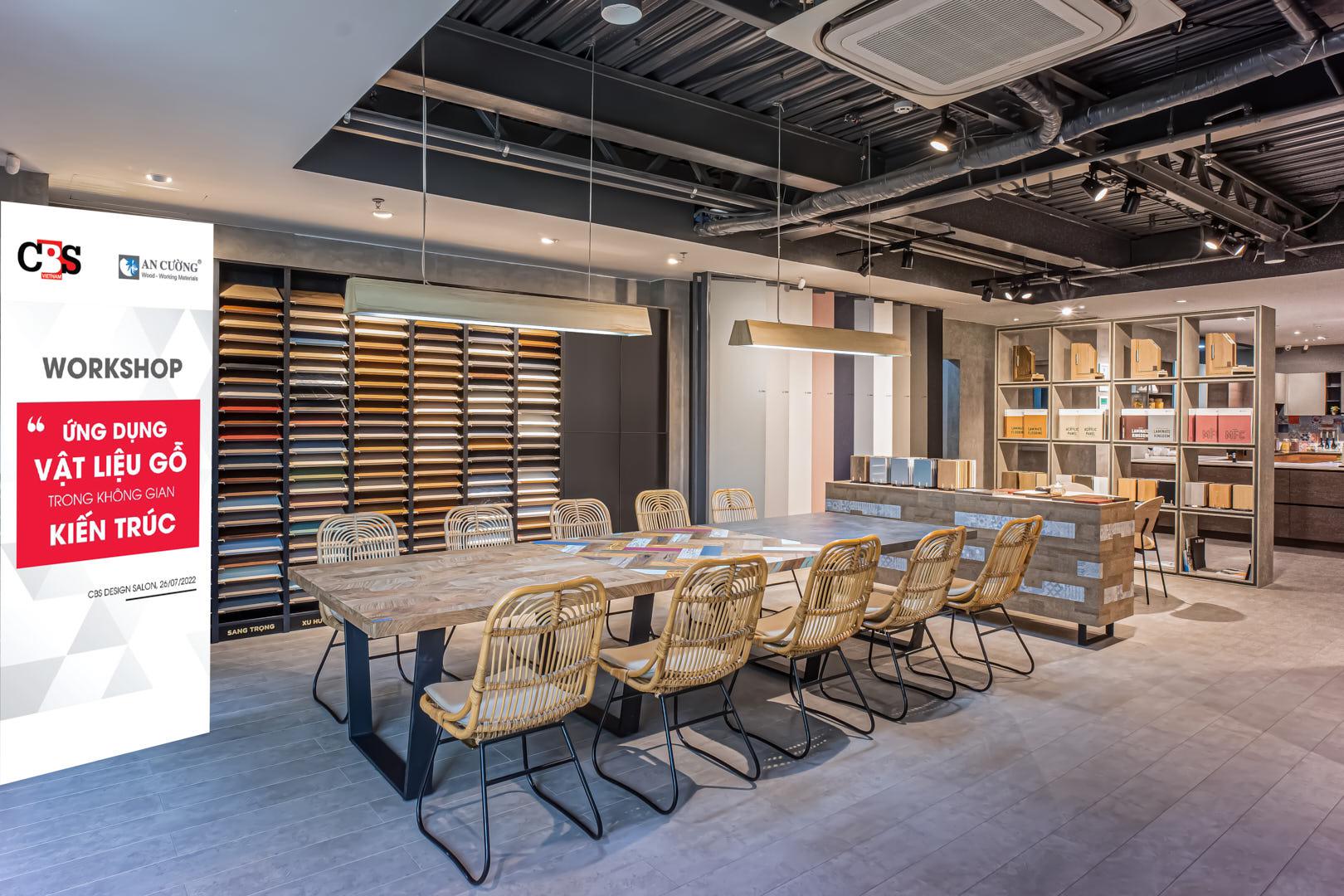 GỖ AN CƯỜNG CHIA SẺ CHUYÊN ĐỀ “ỨNG DỤNG CỦA VẬT LIỆU GỖ TRONG KHÔNG GIAN KIẾN TRÚC” TẠI CBS DESIGN SALON