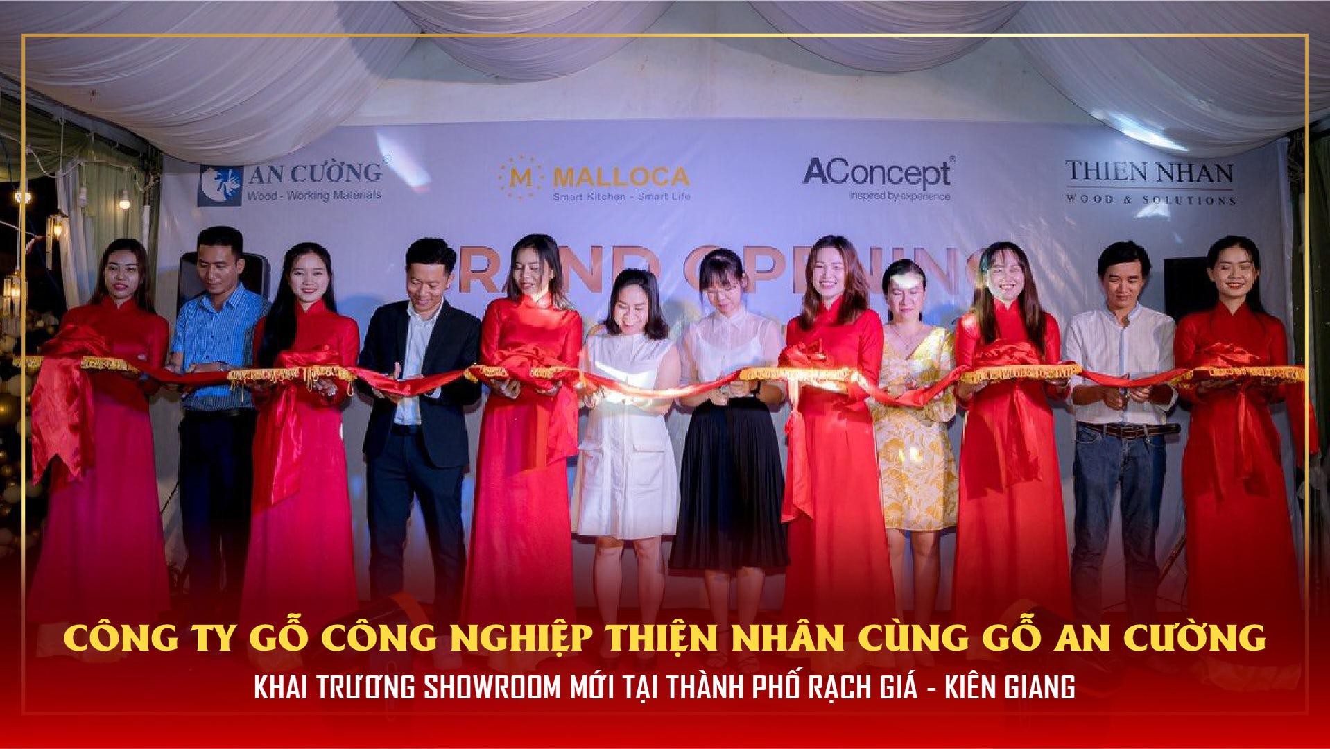THIEN NHAN WOOD INDUSTRIAL COMPANY AND AN CUONG LAUNCHED NEW SHOWROOM IN RACH GIA CITY - KIEN GIANG