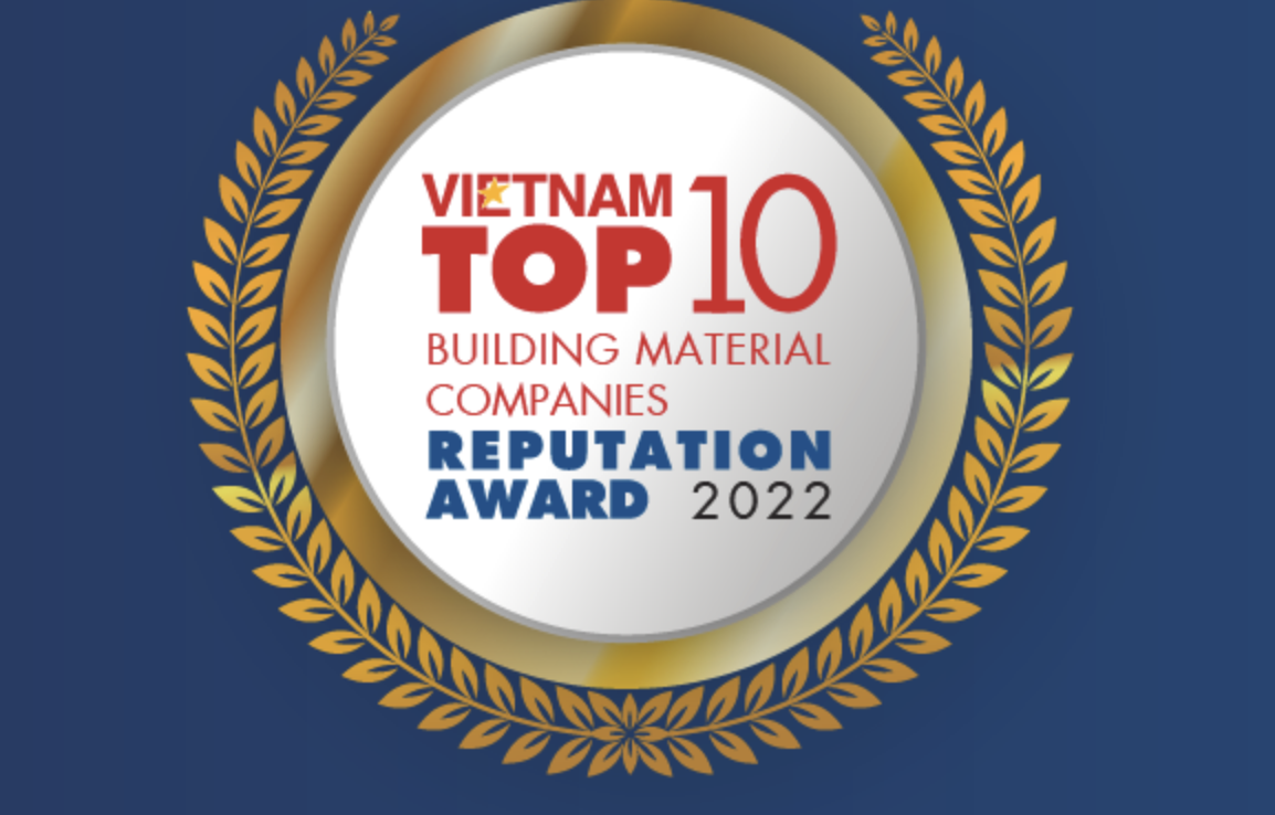 AN CUONG WOOD CONTINUES TO TOP 10 PRESTIGE CONSTRUCTION MATERIAL COMPANY IN 2022