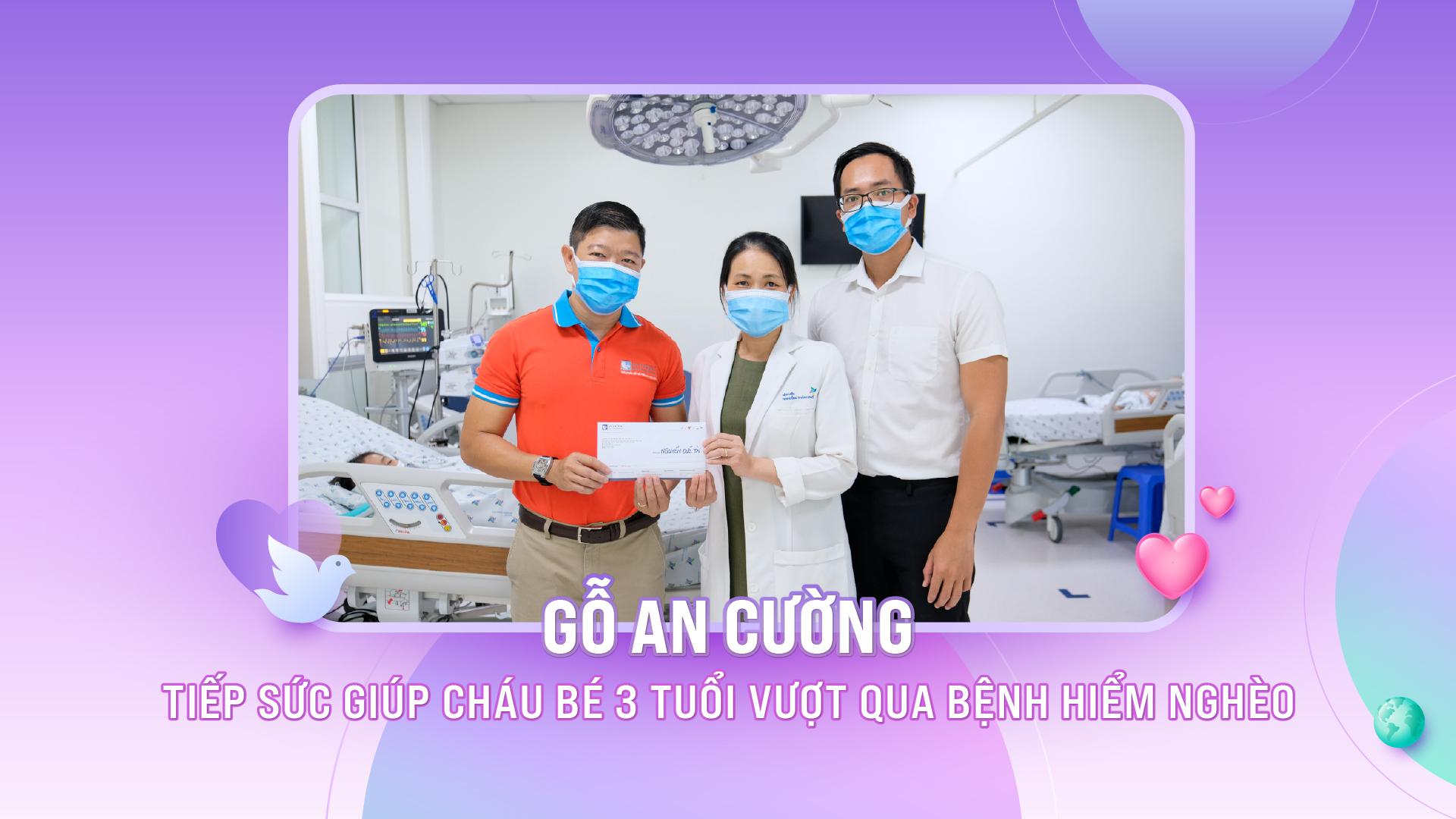 AN CUONG HELP 3-YEAR-OLD CHILDREN TREAT THE THREATENING ILLNESS