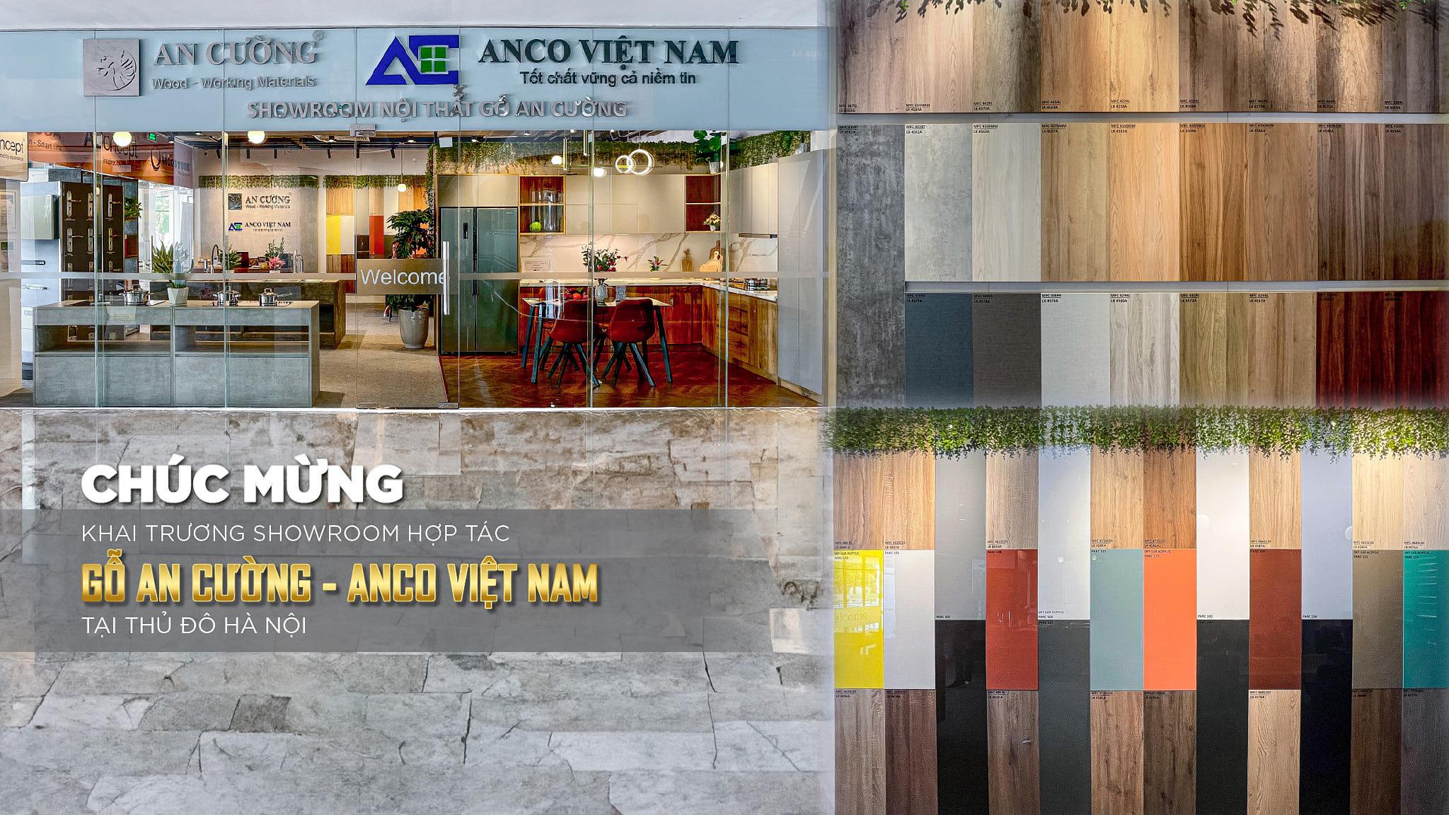 CONGRATULATIONS ON THE GRAND OPENING OF THE AN CUONG - ANCO VIETNAM COOPERATIVE WOOD SHOWROOM IN THE CAPITAL CITY OF HANOI