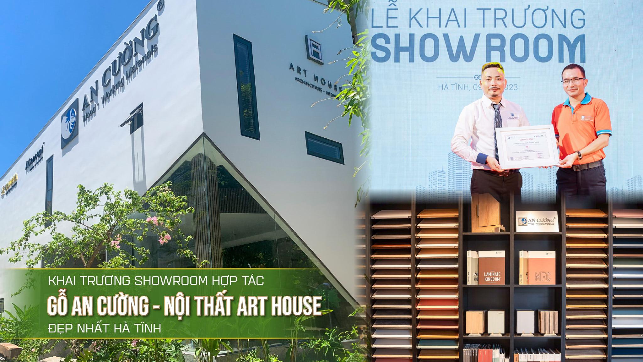 GRAND OPENING OF AN CUONG WOOD COOPERATION SHOWROOM IN HA TINH - ART HOUSE INTERIOR