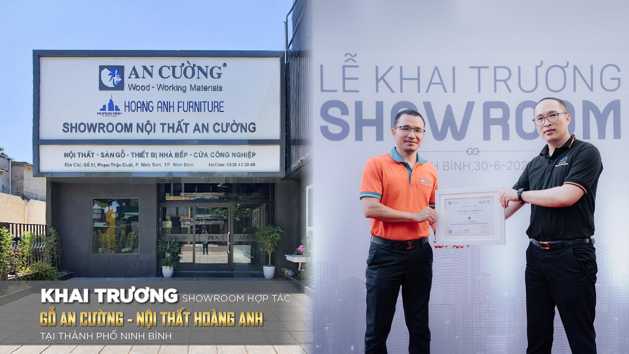 GRAND OPENING OF AN CUONG - HOANG ANH FURNITURE COOPERATION SHOWROOM IN NINH BINH CITY