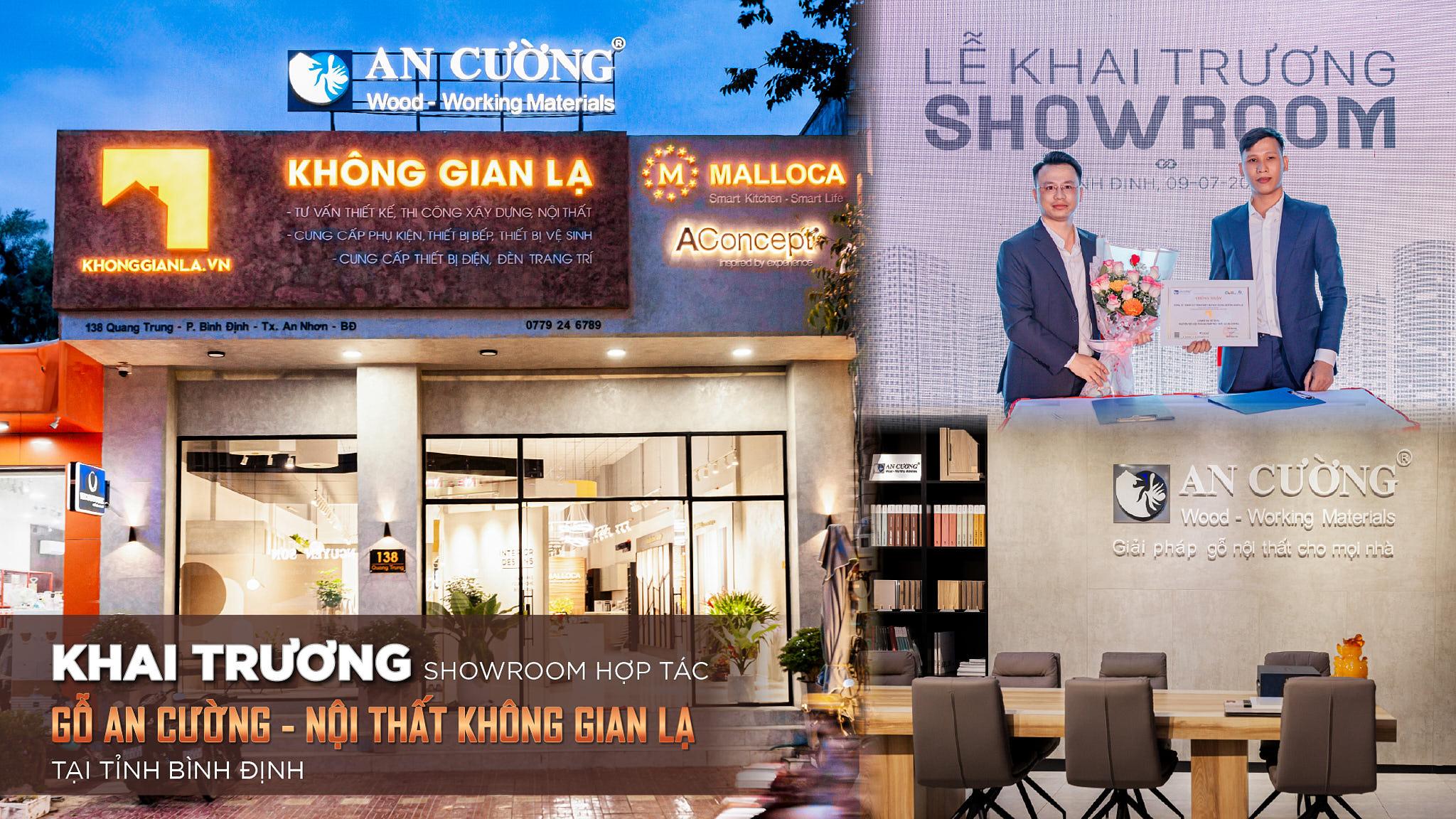 GRAND OPENING OF THE AN CUONG - KHONG GIAN LA SHOWROOM IN BINH DINH PROVINCE