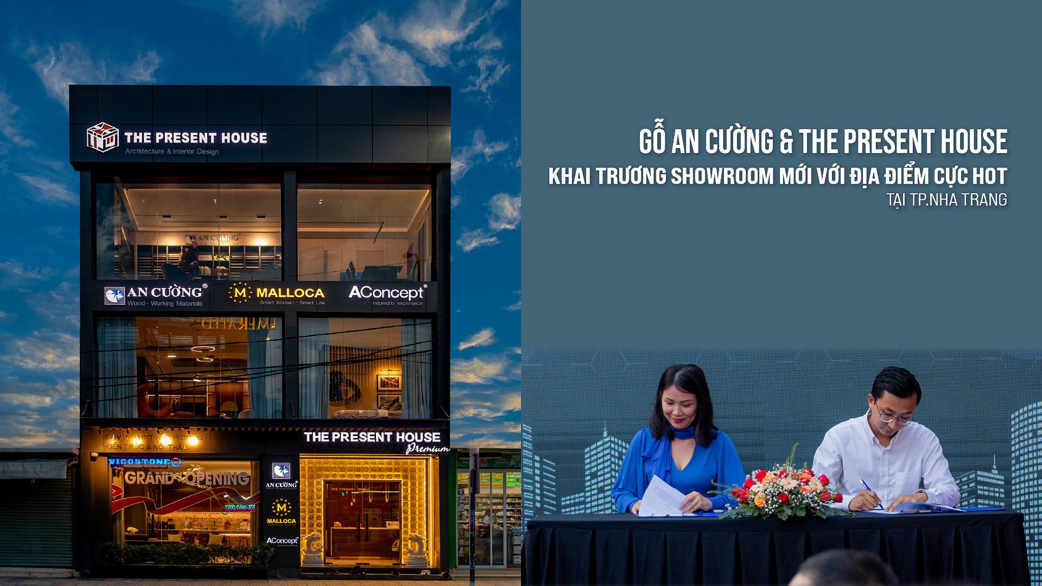AN CUONG & THE PRESENT HOUSE GRAND OPENING OF A NEW SHOWROOM IN NHA TRANG CITY