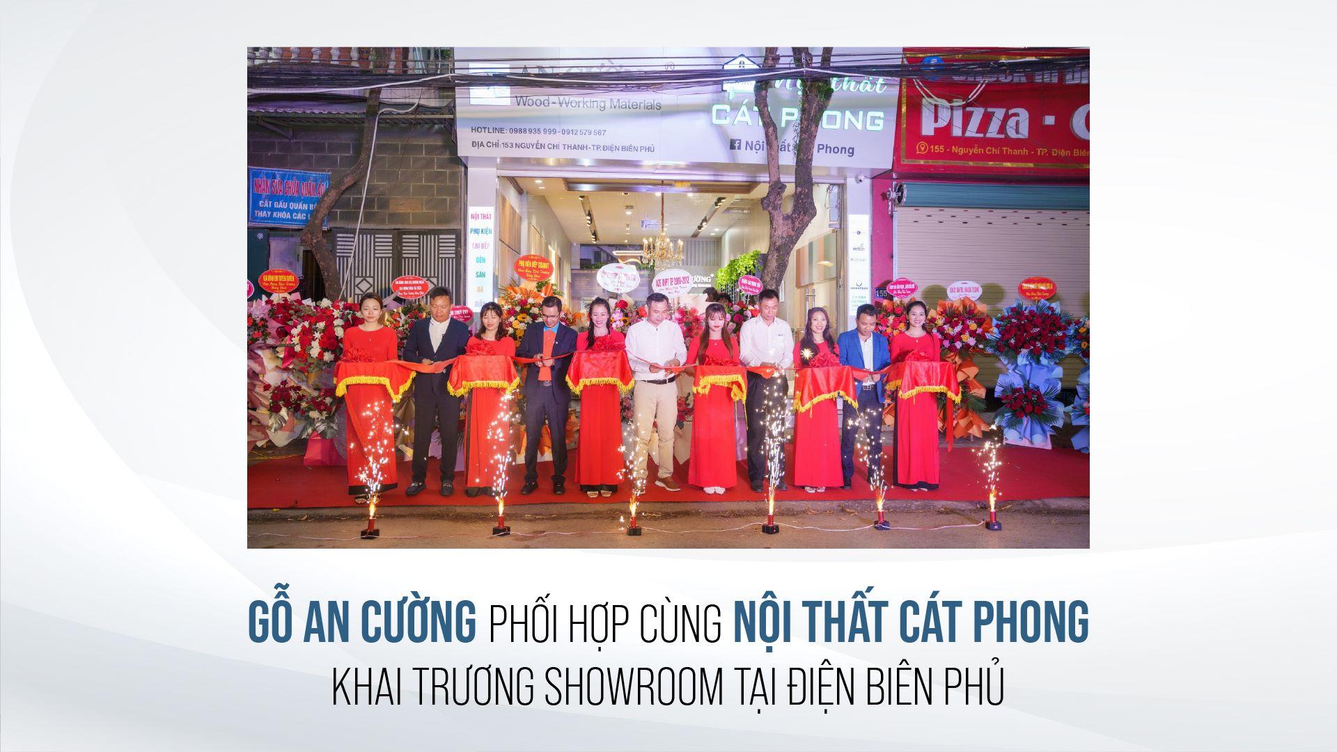 AN CUONG WOOD COLLABORATES WITH CAT PHONG FURNITURE IN OPENING A SHOWROOM IN DIEN BIEN PHU CITY