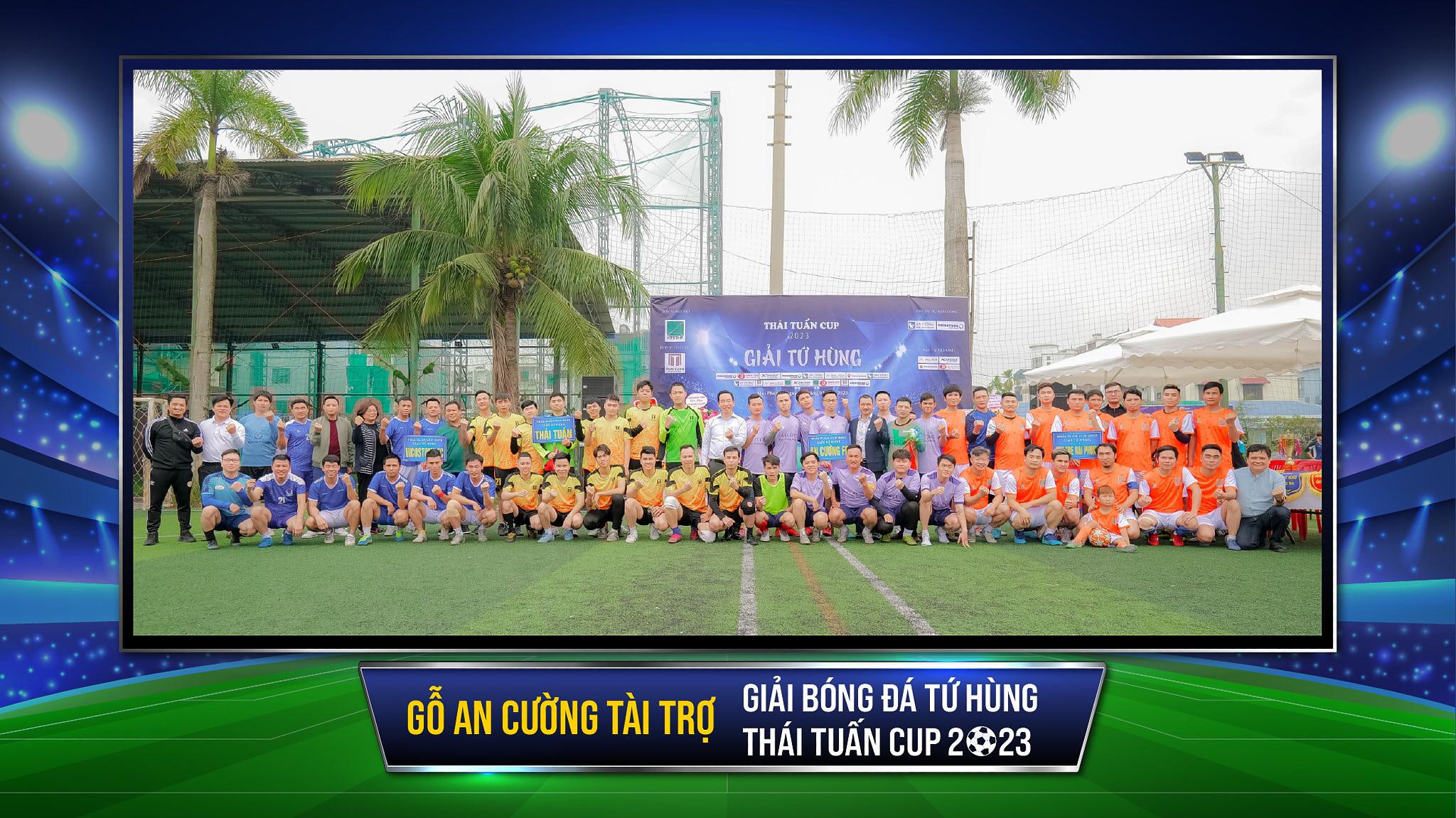 AN CUONG MAIN SPONSOR TU HUNG FOOTBALL LEAGUE - THAI TUAN CUP 2023