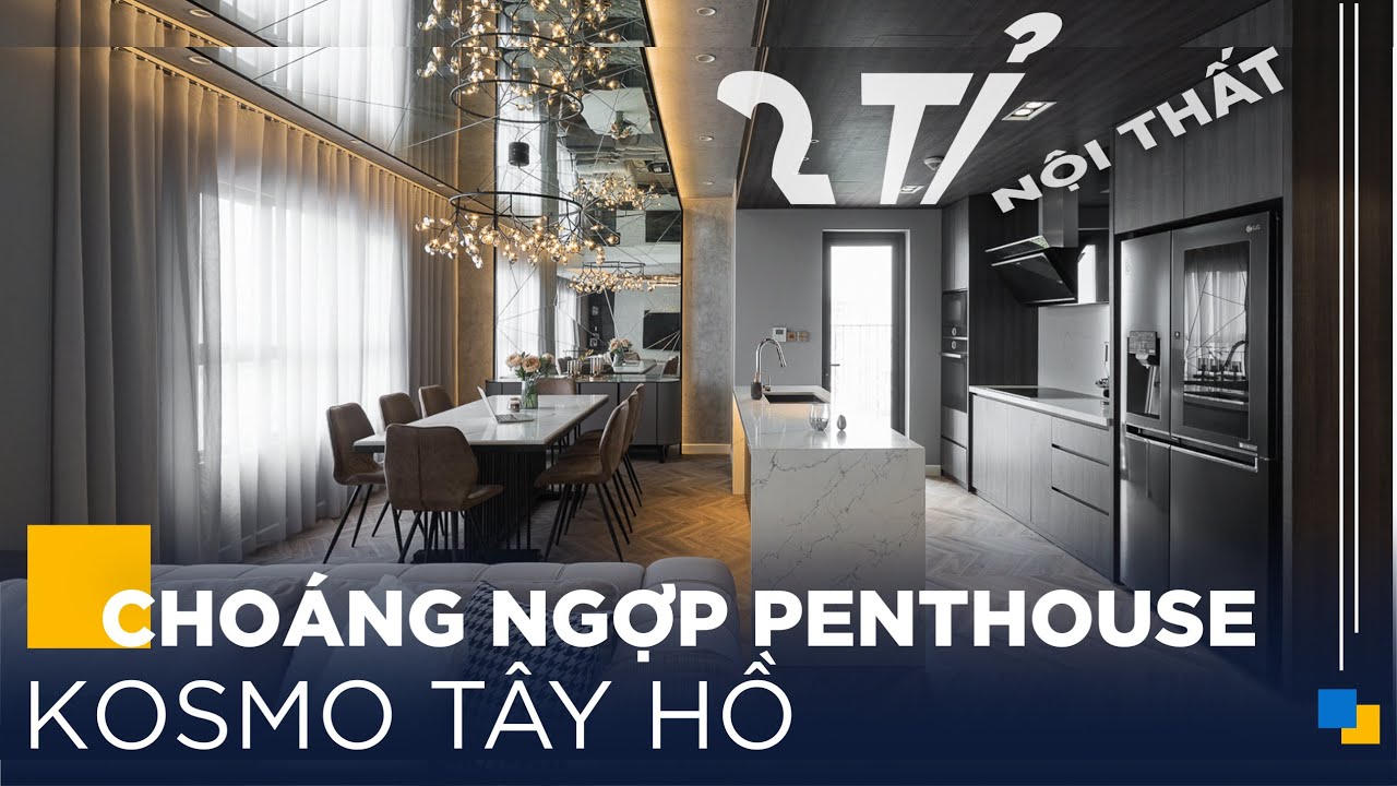 2 Billion Money for Kosmo Tay Ho Penthouse Furniture | An Cuong Wood x SEN Design