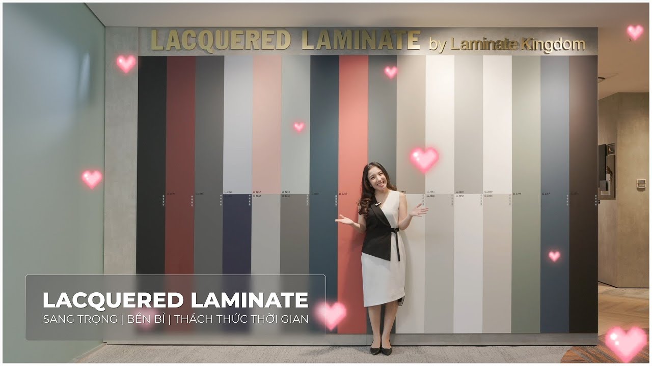 Lacquered Laminate - Luxurious, Durable, Timeless