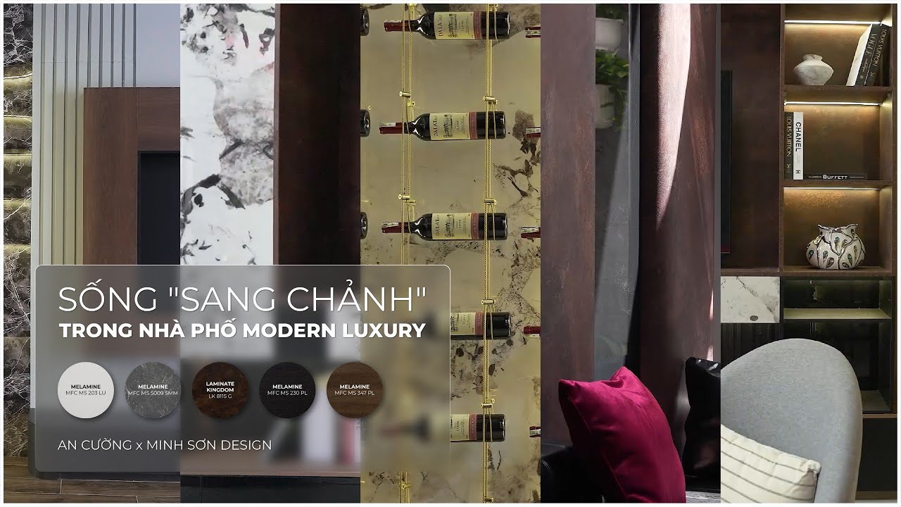 Sống "Sang Chảnh" Trong Nhà Phố Modern Luxury | Minh Sơn
