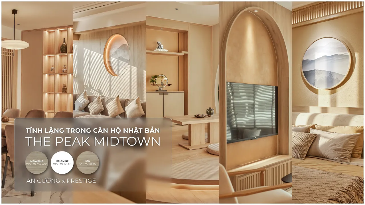 Tranquility In Japanese Apartment The Peak Midtown | An Cuong x Prestige	