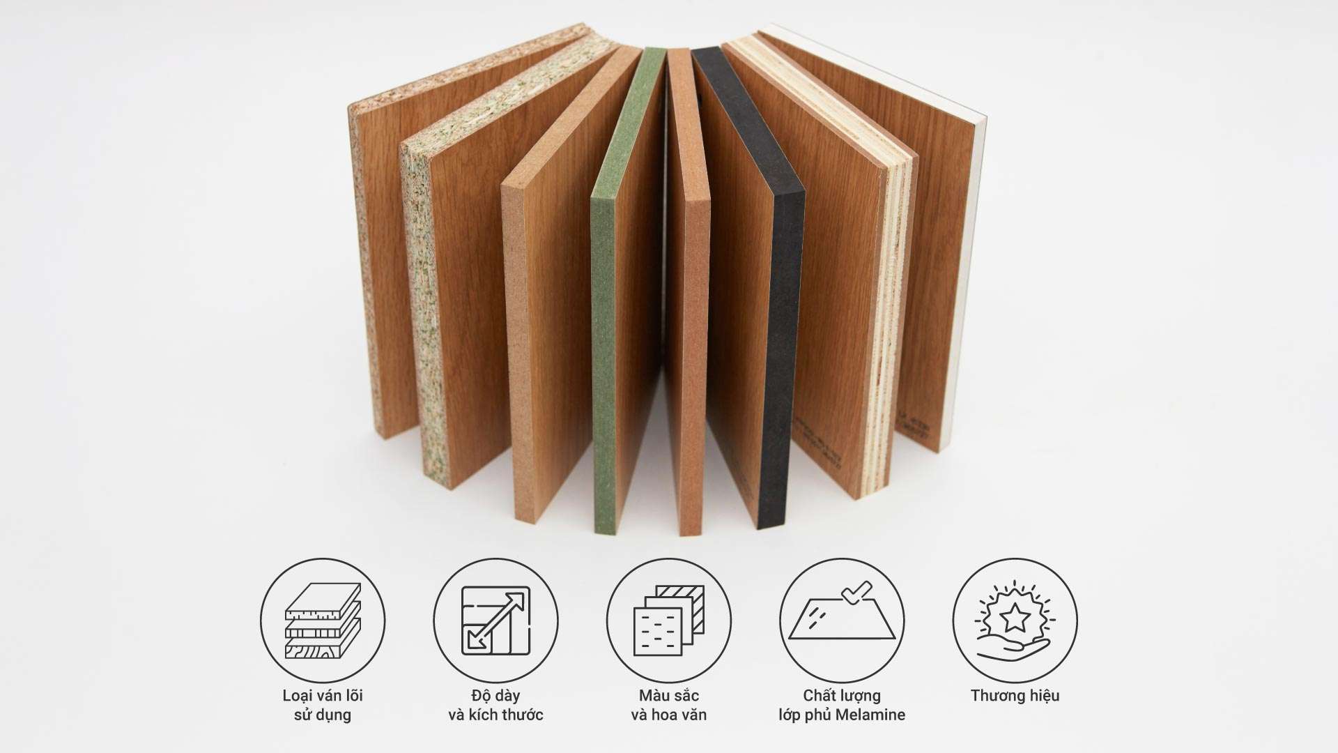 giá melamine phụ thuộc yếu tố nào