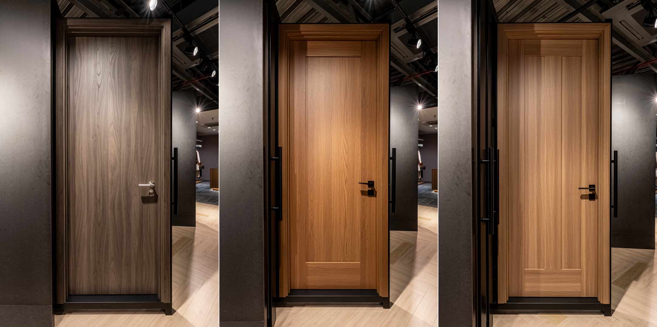 bộ sưu tập cửa gỗ công nghiệp an cường