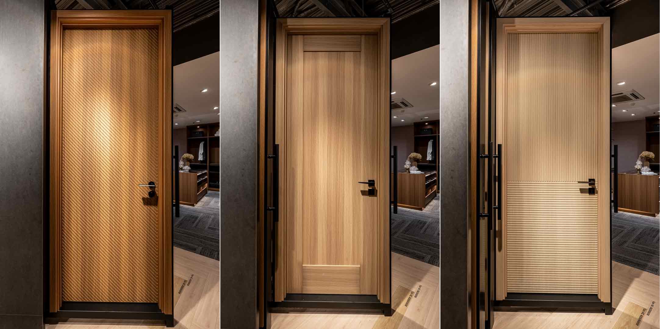 tổng hợp mẫu cửa gỗ công nghiệp an cường