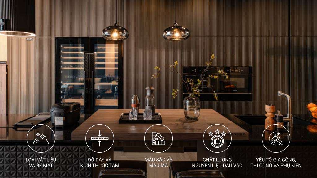 các yếu tố ảnh hưởng đến giá tấm ốp