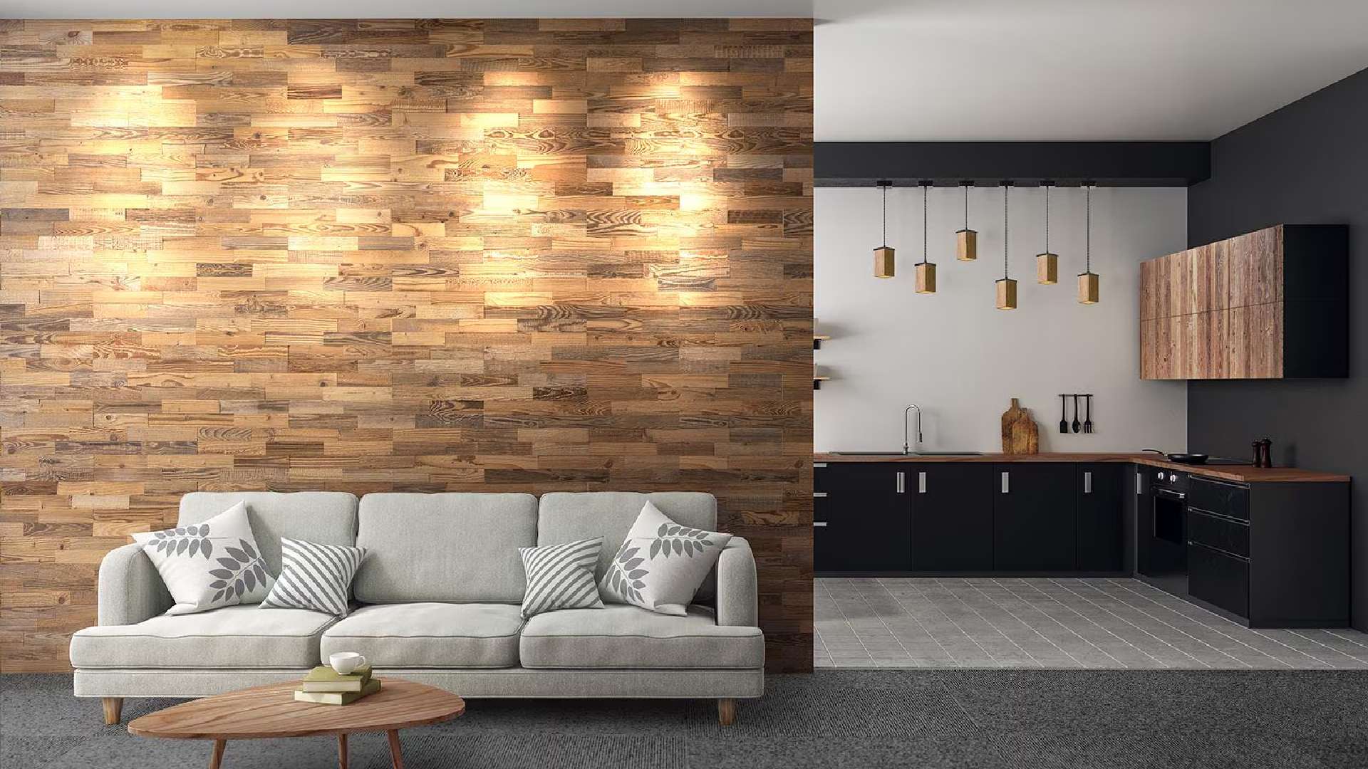 mẫu giấy dán tường phòng khách vân tần bì