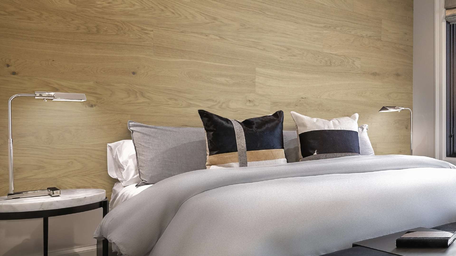 mẫu giấy dán tường vân tần bì phòng ngủ