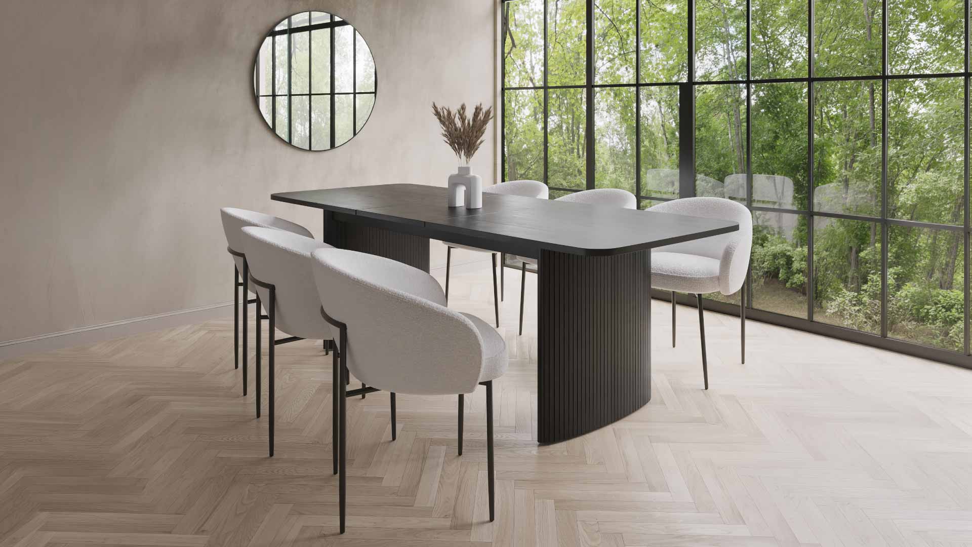 bàn ăn 6 ghế bằng gỗ công nghiệp