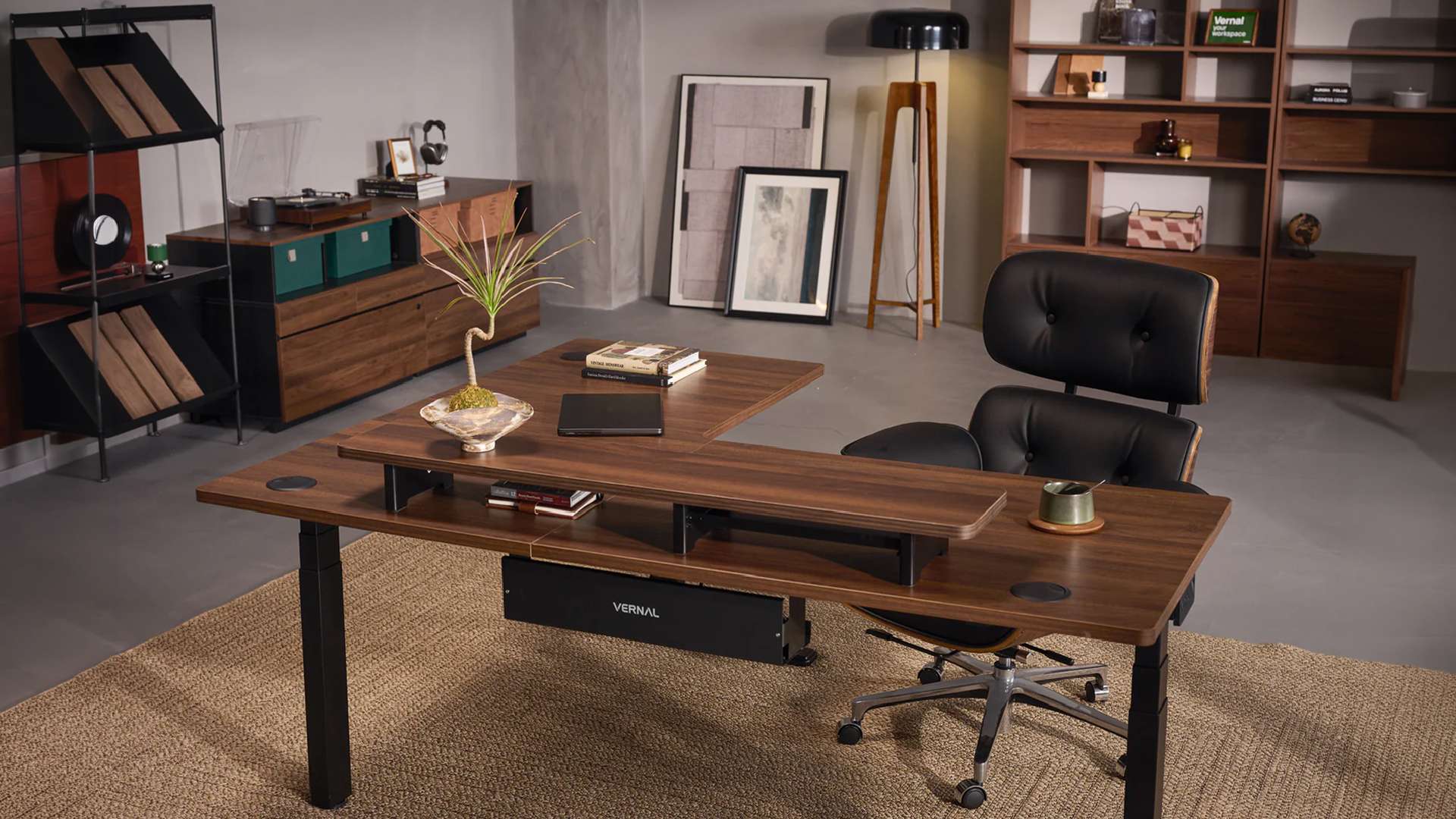 bàn làm việc chữ l