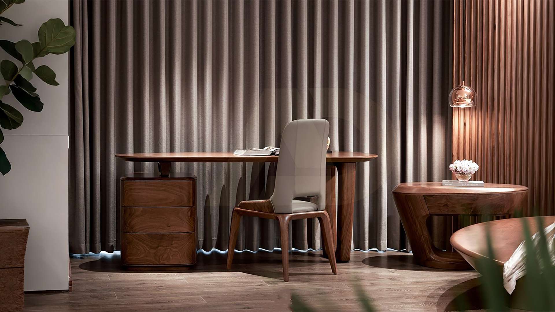 mẫu bàn làm việc bằng gỗ tự nhiên