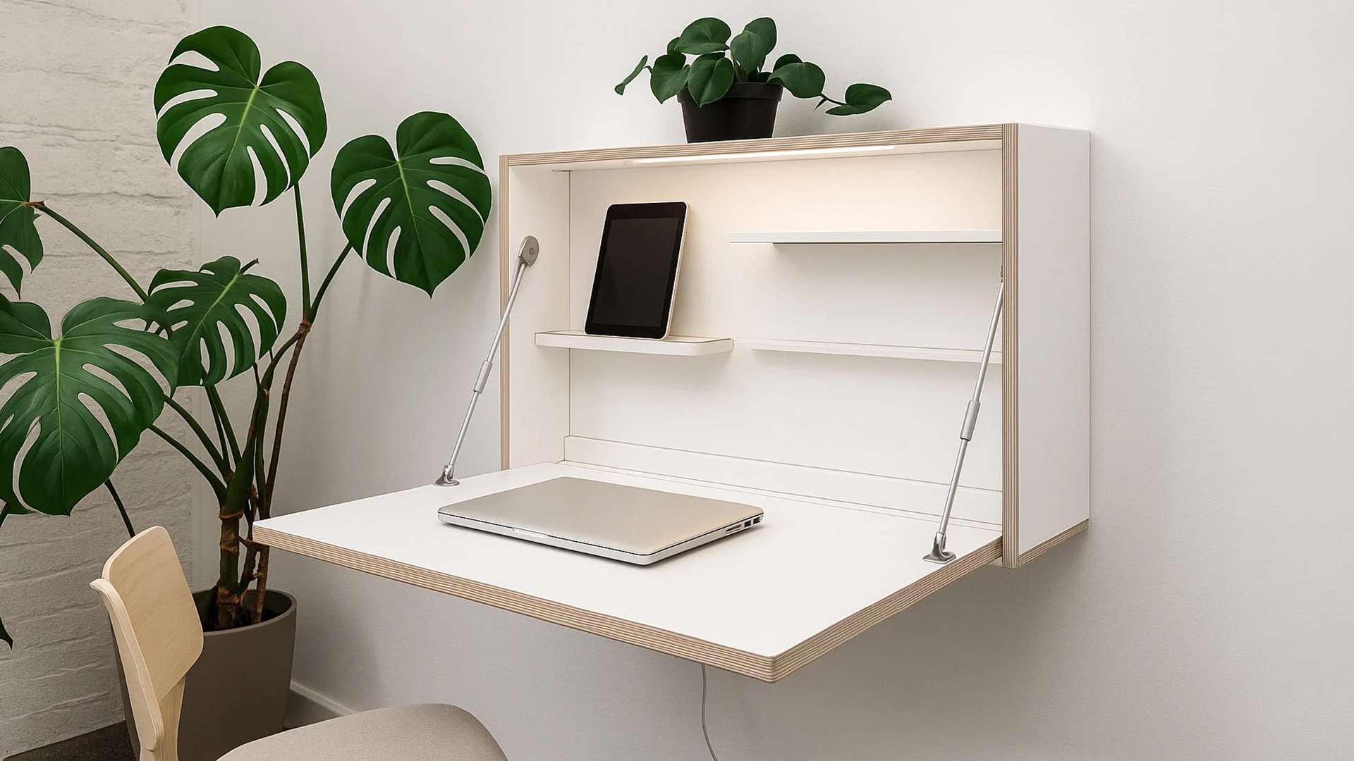 mẫu bàn làm việc gấp gọn tiện lợi