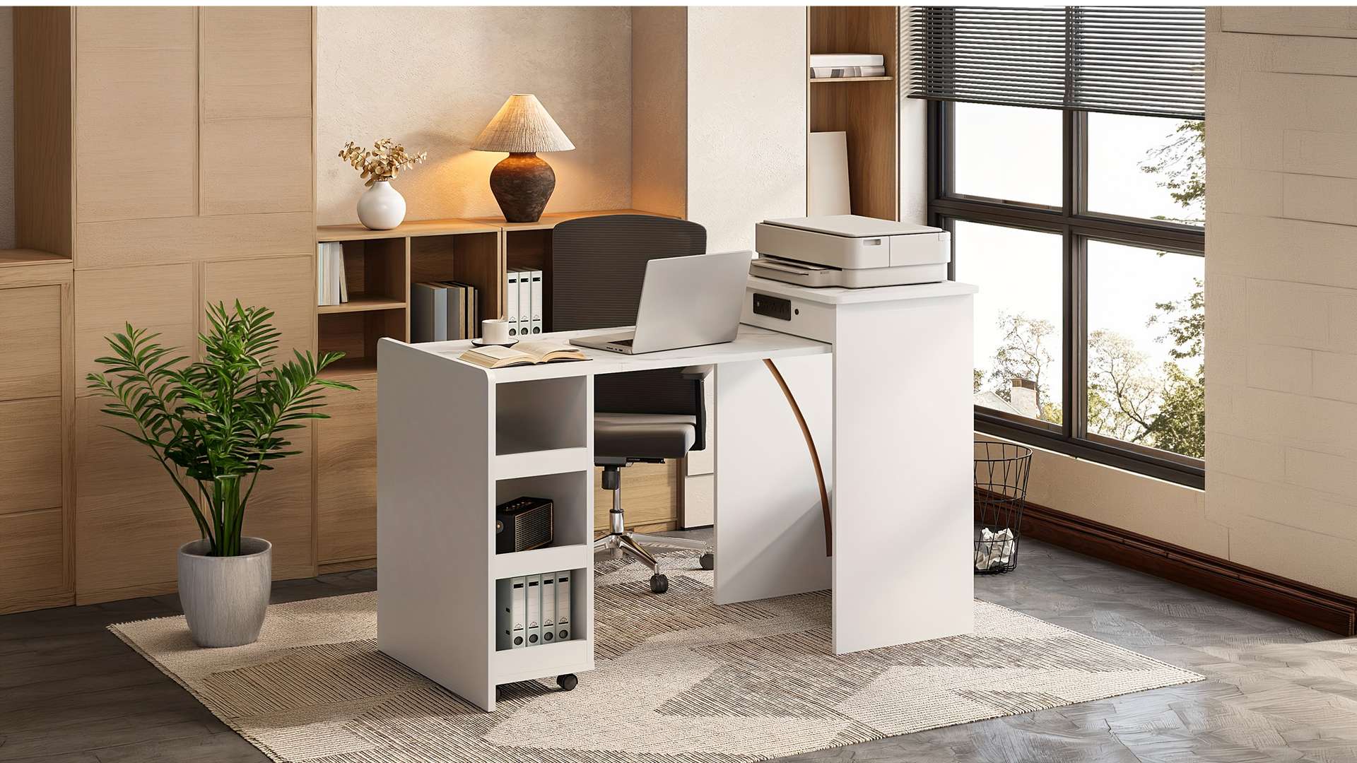 mẫu bàn làm việc gấp gọn