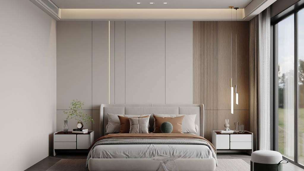 mẫu ốp tường phòng ngủ nhựa pvc