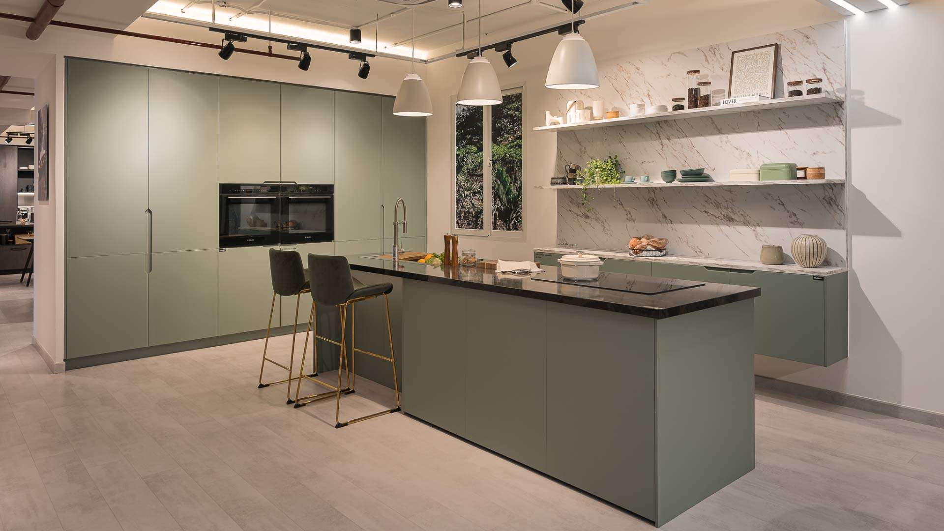 nội thất bếp bàn đảo