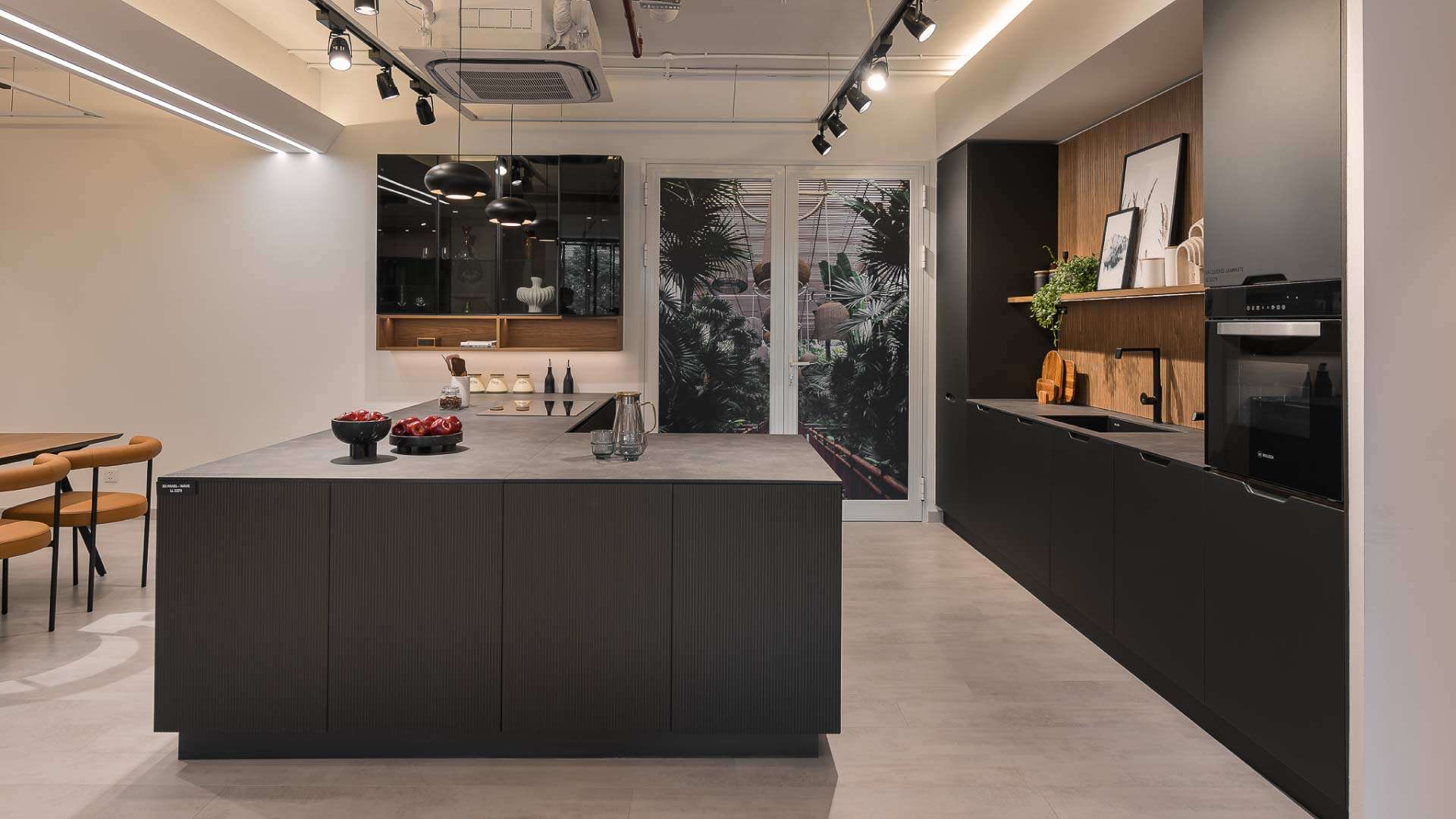 mẫu nội thất bếp bàn đảo