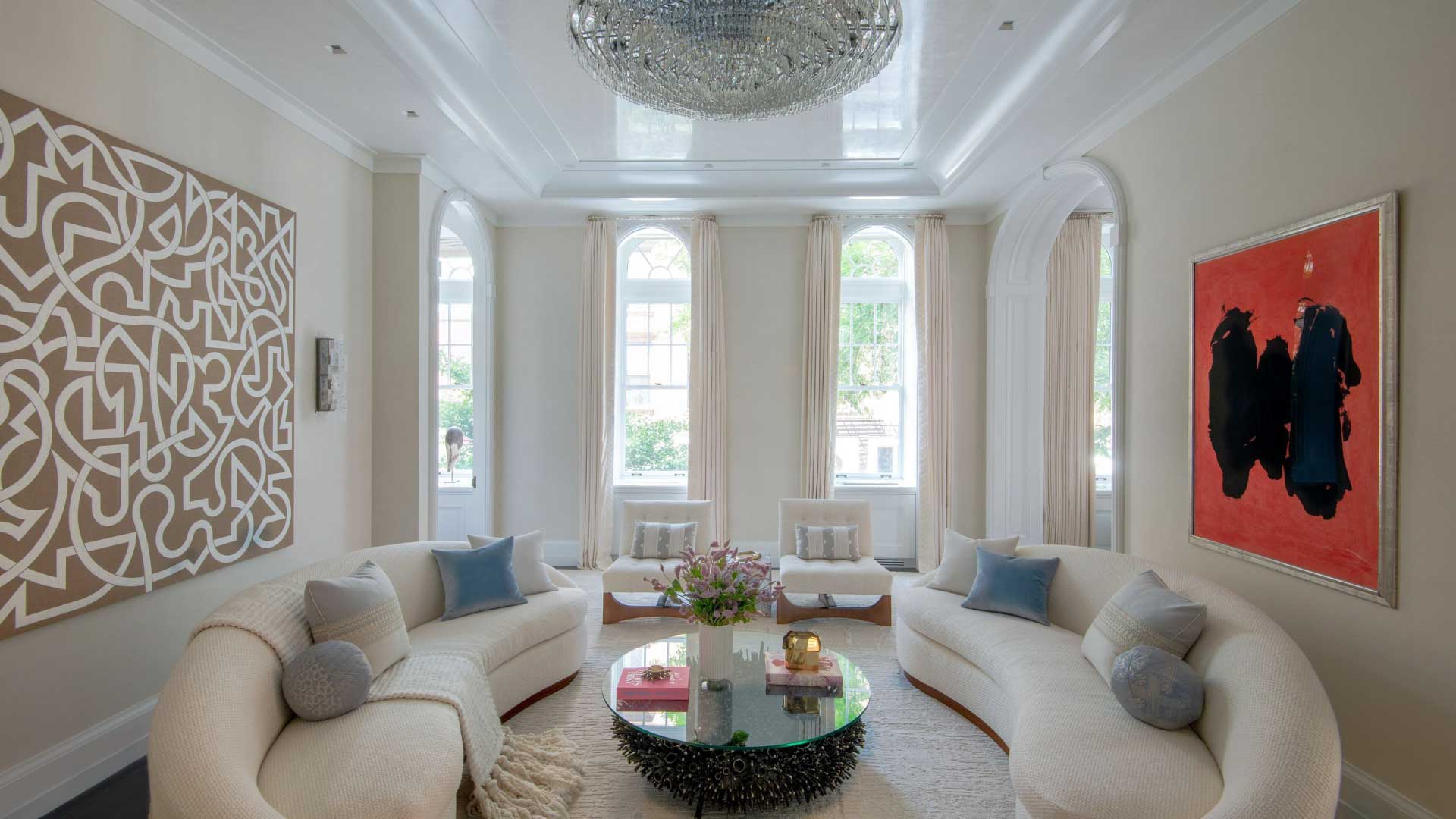 mẫu phòng khách phong cách nội thất art deco