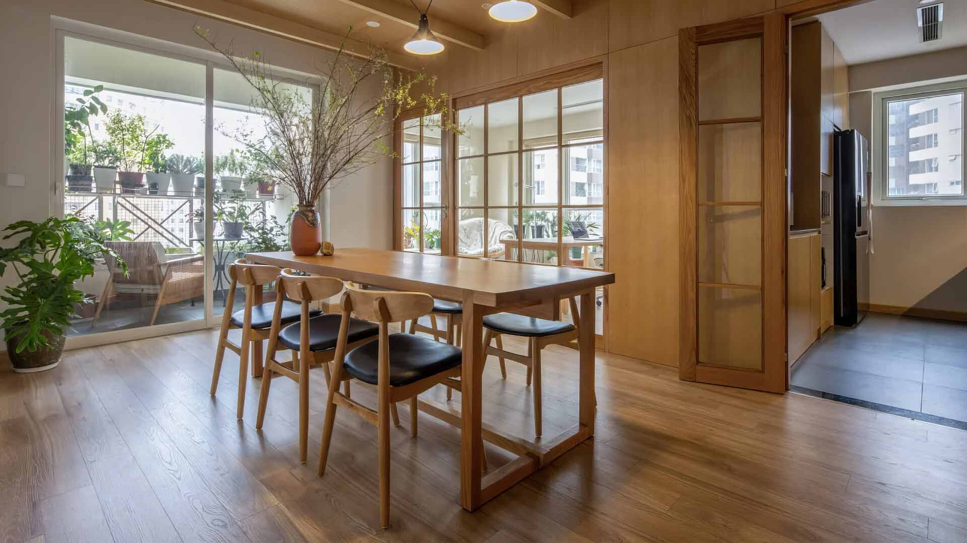 ánh sáng đa lớp trong phong cách nội thất đương đại