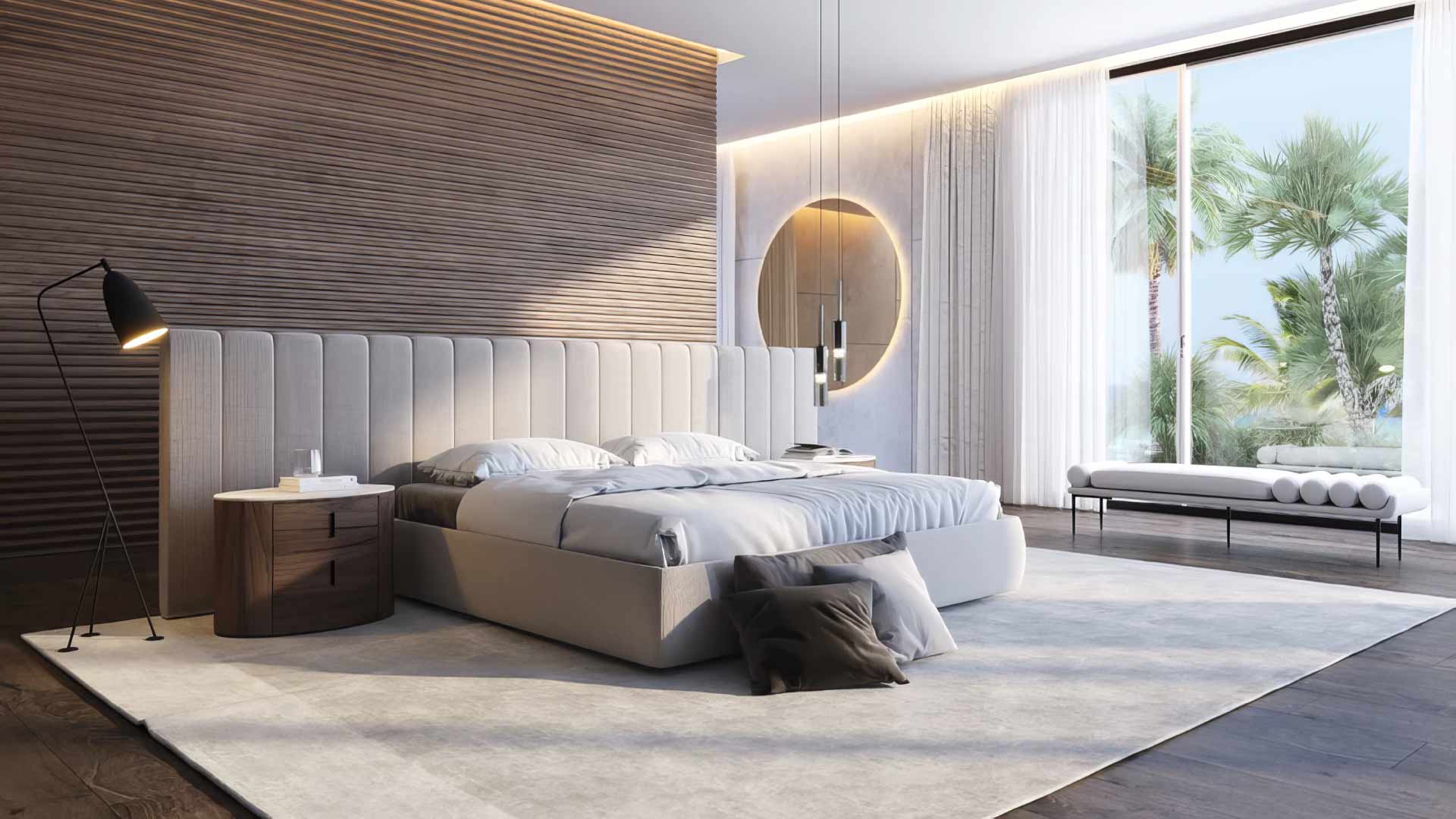mẫu phòng ngủ phong cách nội thất đương đại