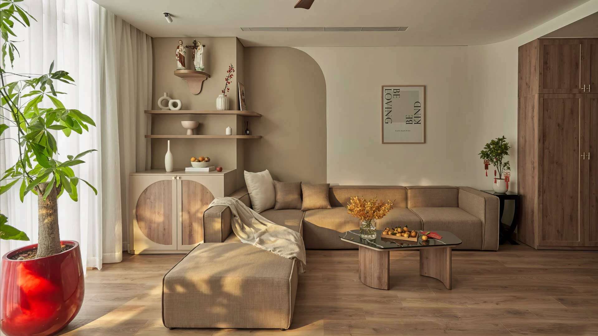màu sắc trong phong cách nội thất đương đại