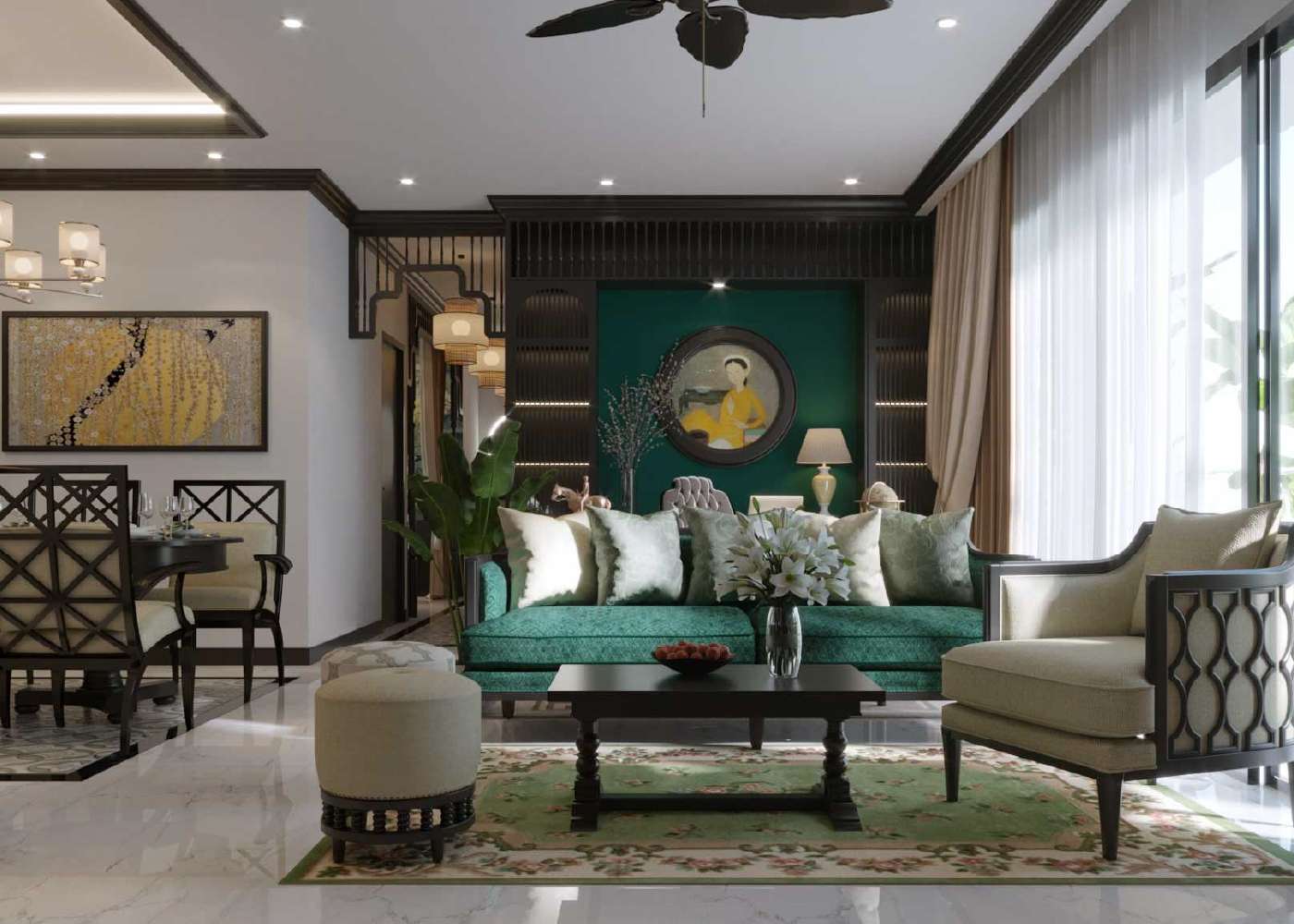 Phong cách nội thất Indochine (Đông Dương) là gì? 6 đặc trưng nhận biết