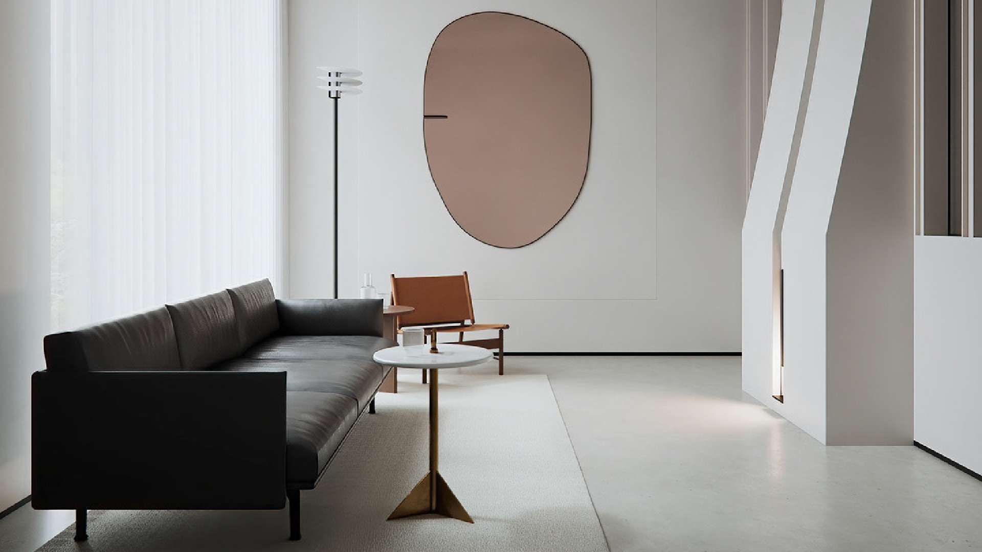ánh sáng trong phong cách nội thất minimalism