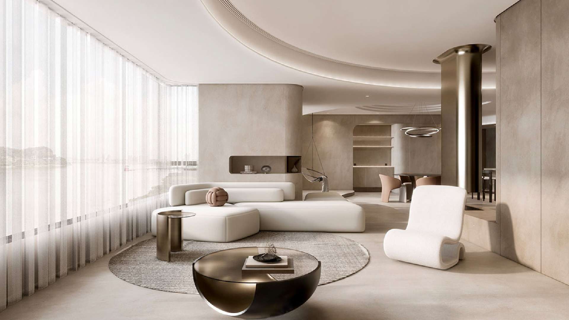 mẫu phòng khách phong cách nội thất minimalism