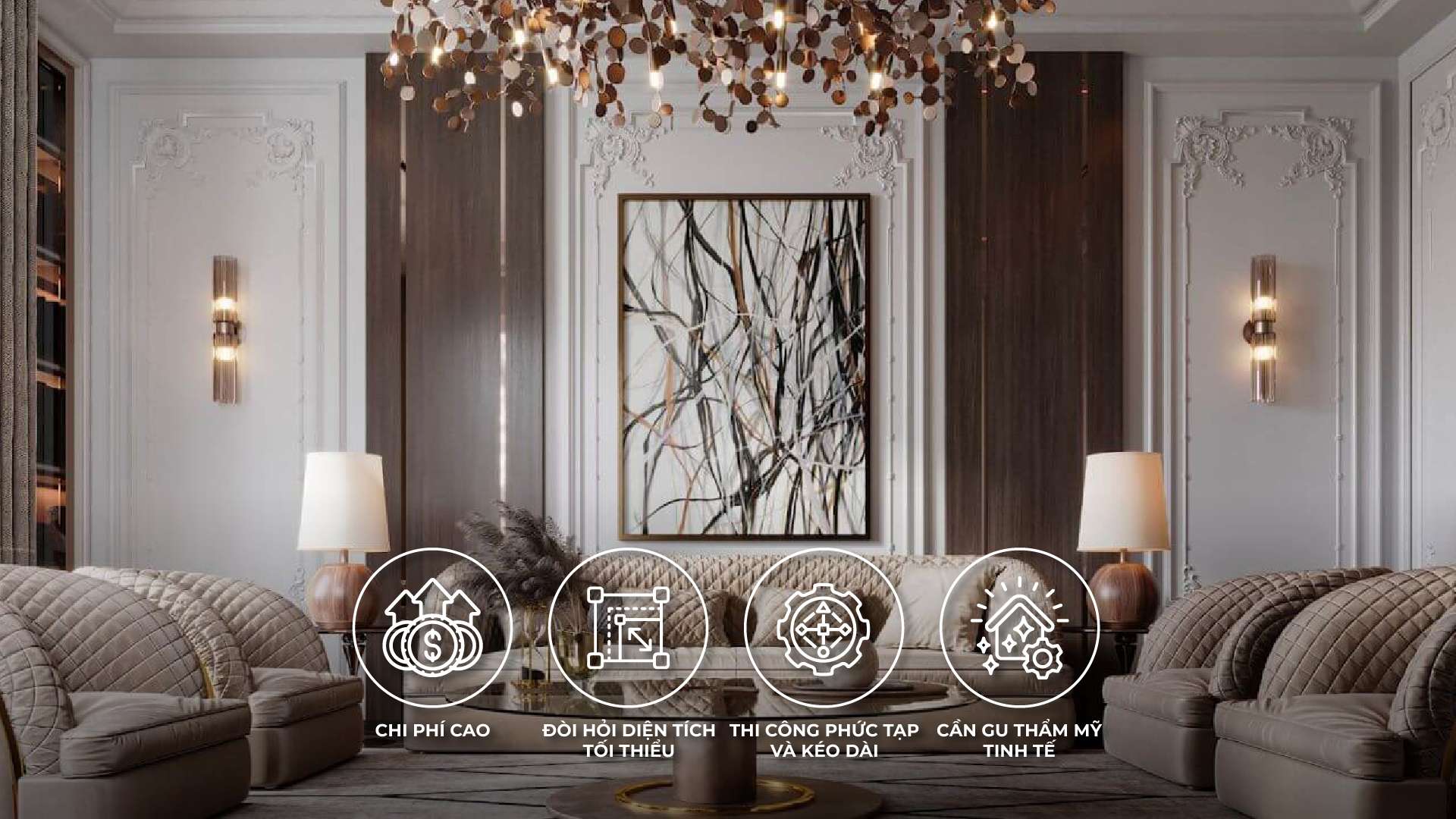 nhược điểm của phong cách nội thất tân cổ điển