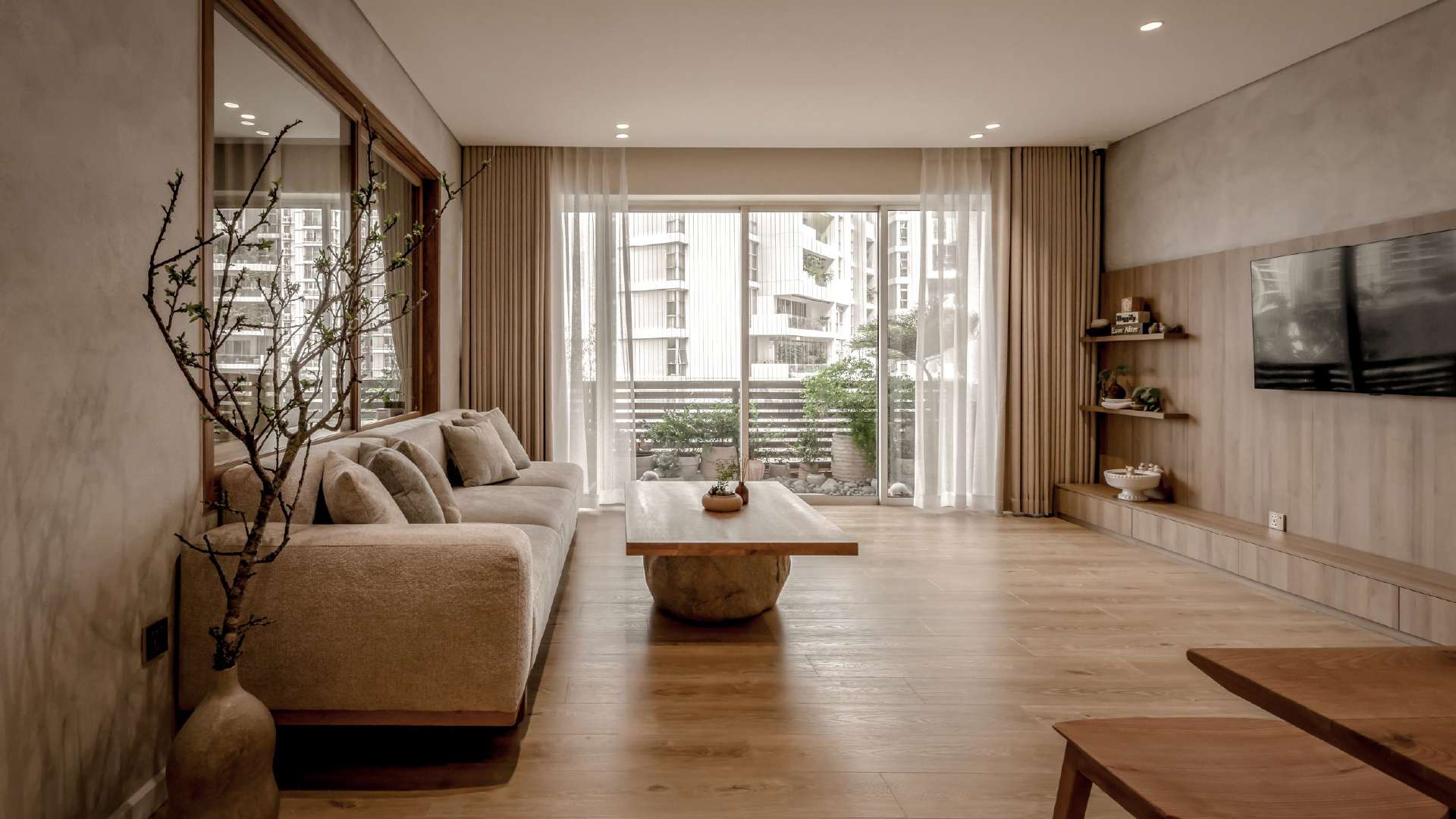 khoảng trống không gian trong phong cách nội thất wabi sabi