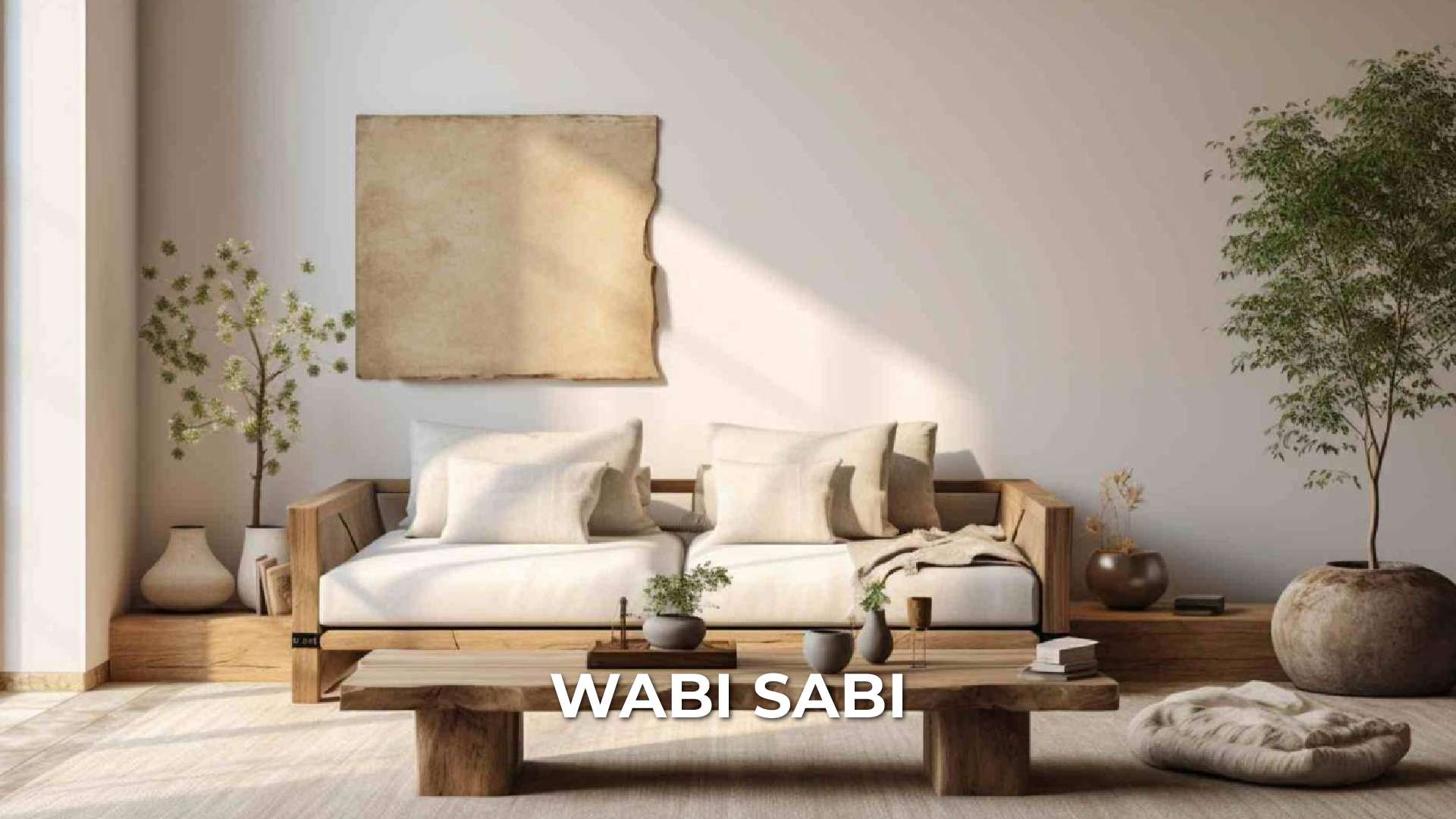mẫu tham khảo phong cách nội thất wabi sabi