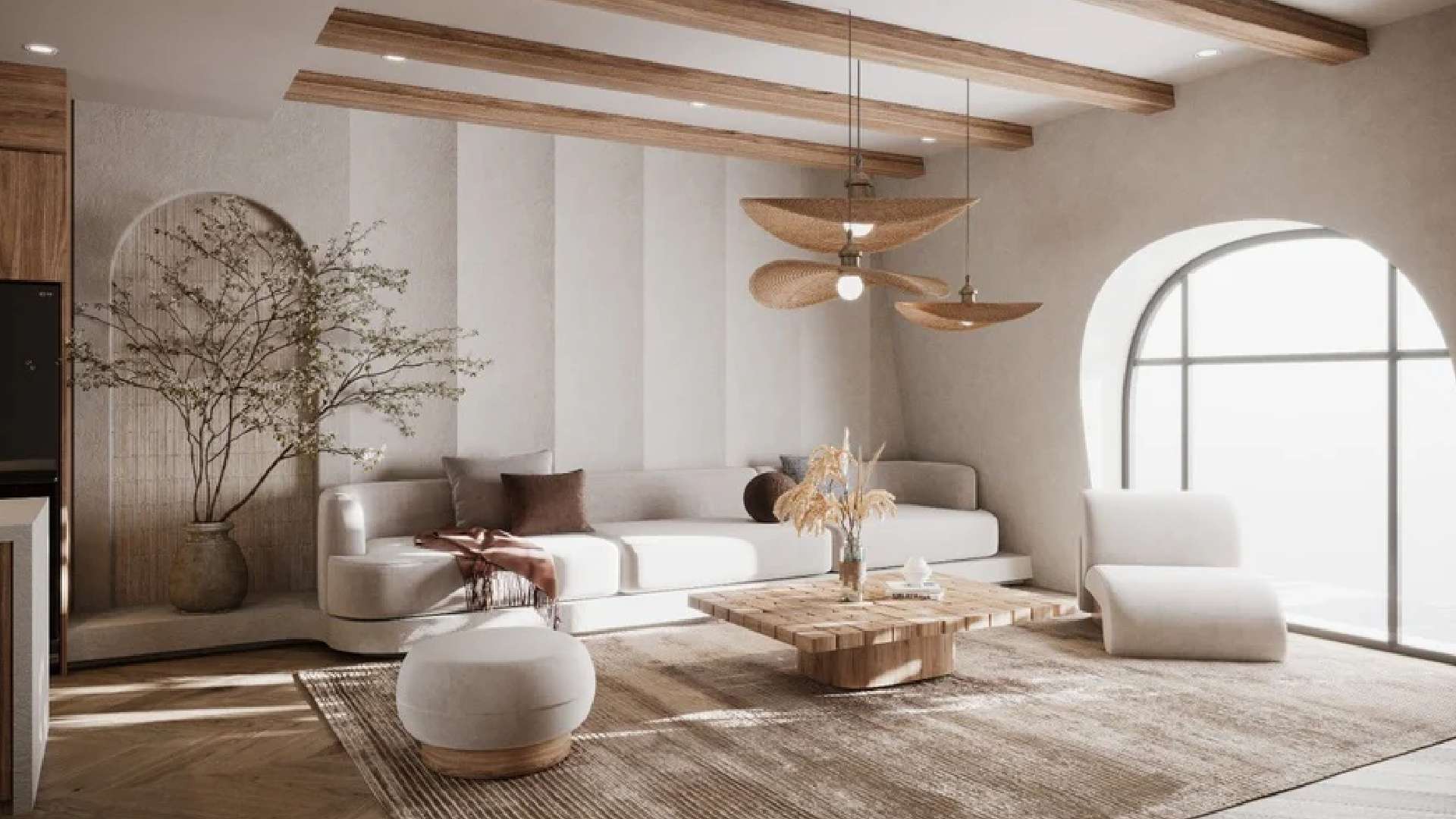 nội thất tinh giản trong phong cách nội thất wabi sabi